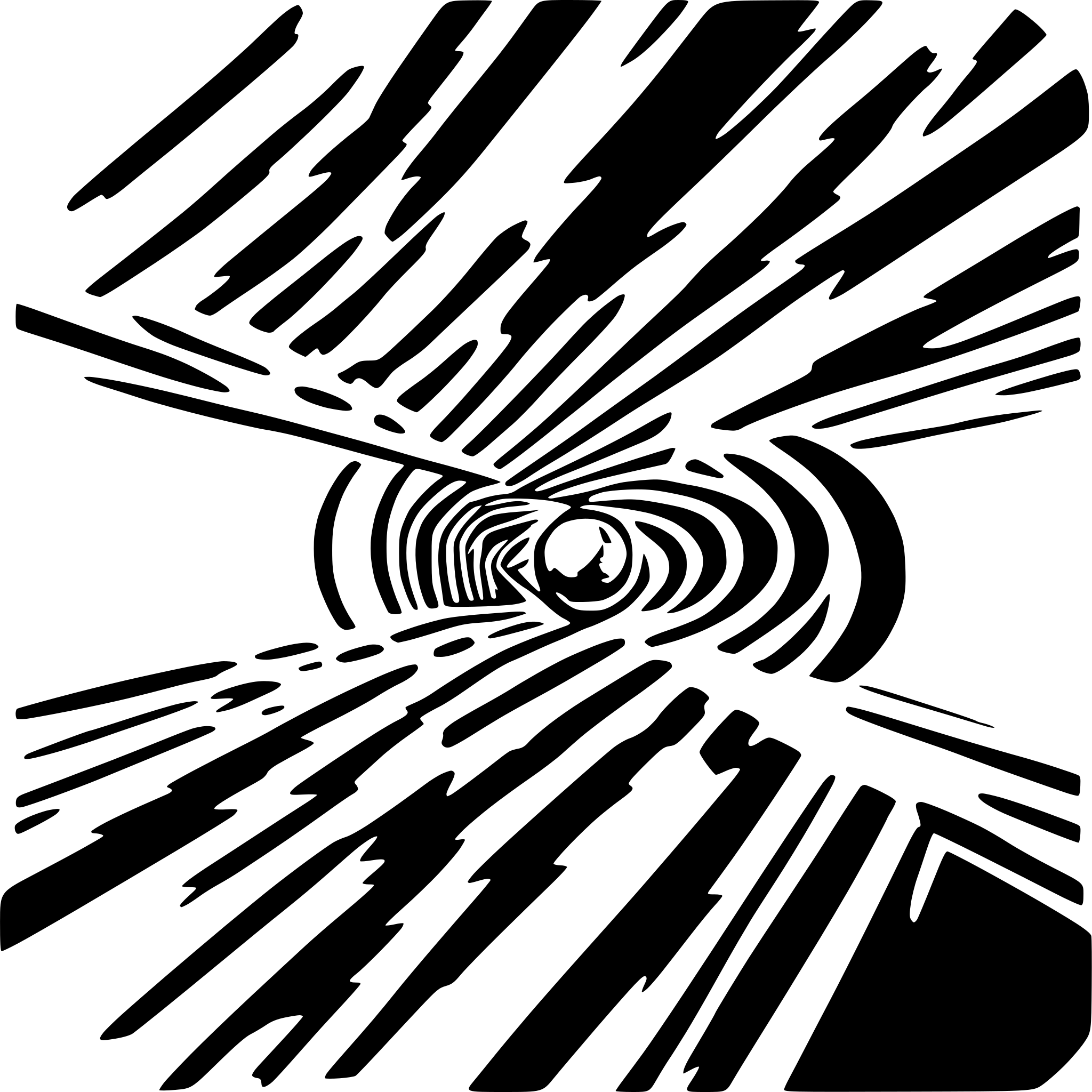 AI-generated SVG of 'an ion magnetic field line'