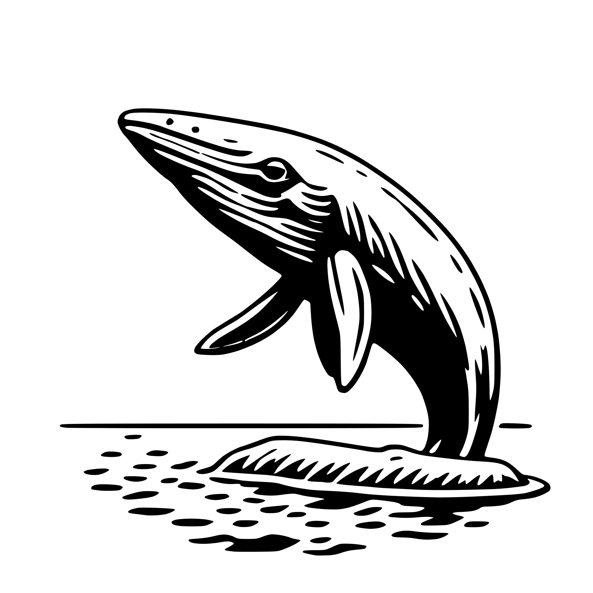 AI-generated SVG of 'blue whale'
