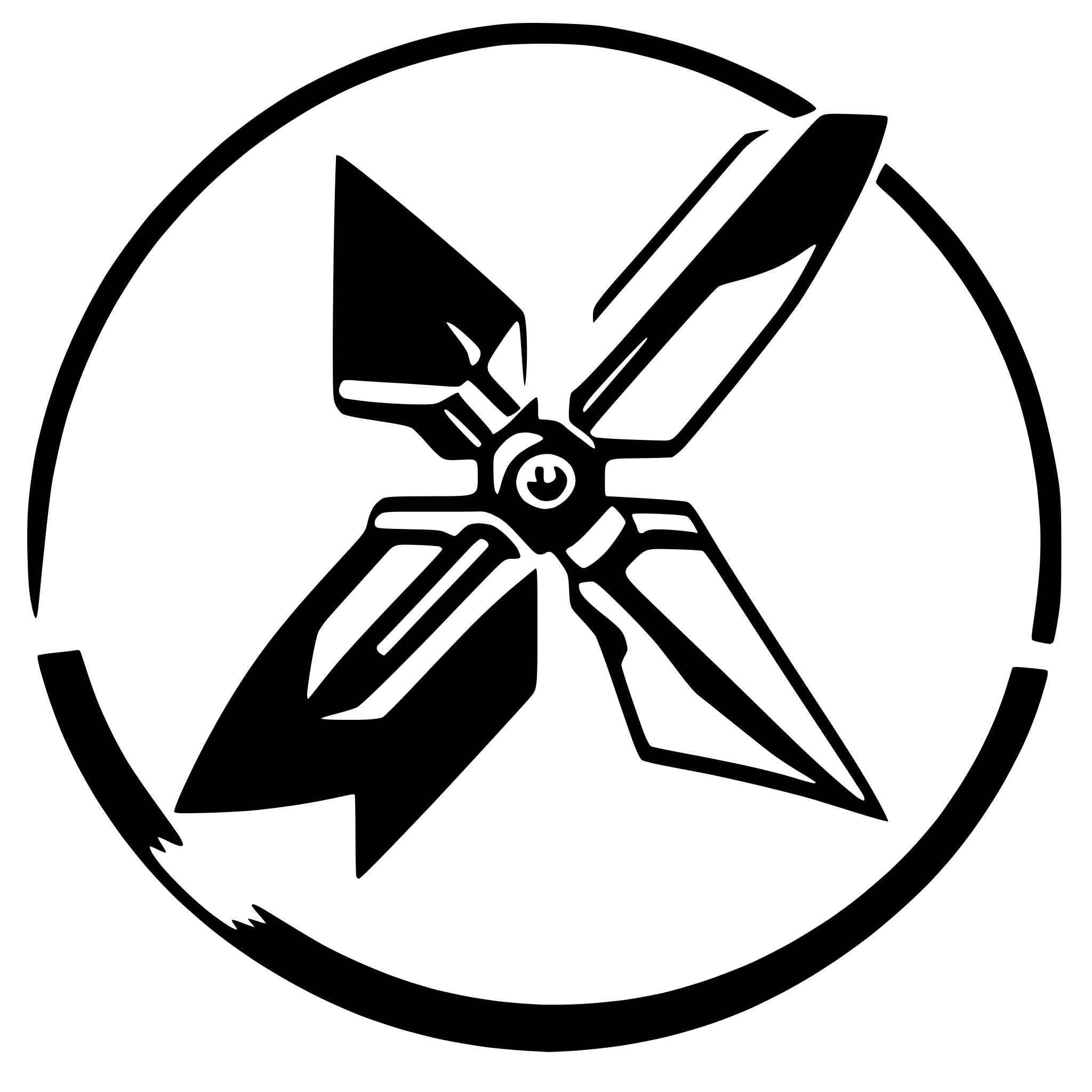 AI-generated SVG of a MP as steel dart logo