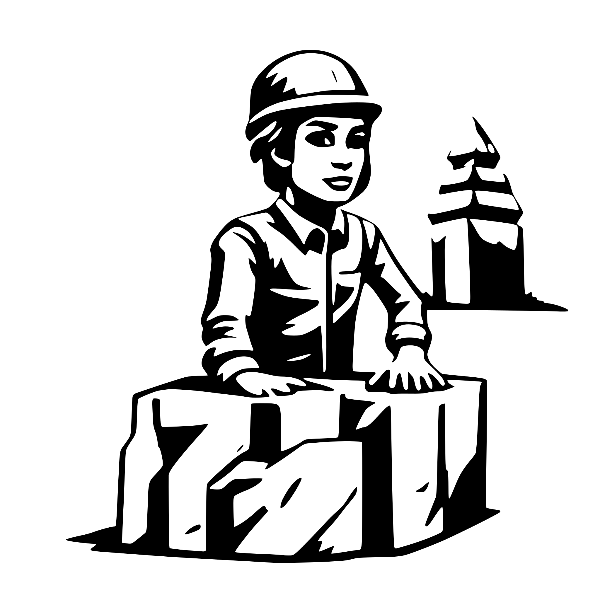 AI-generated SVG of 'Construtora Pedra Angular'