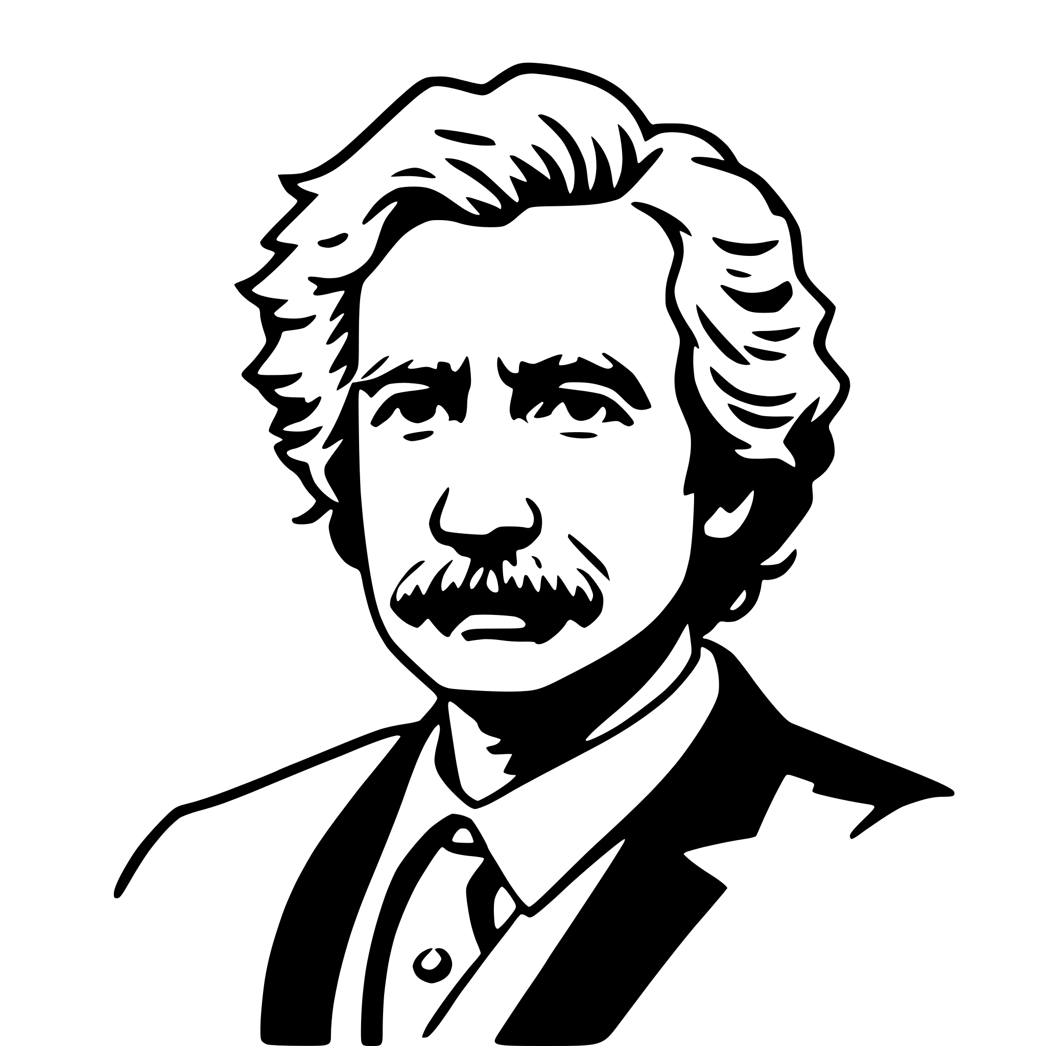 AI-generated SVG of a mark twain