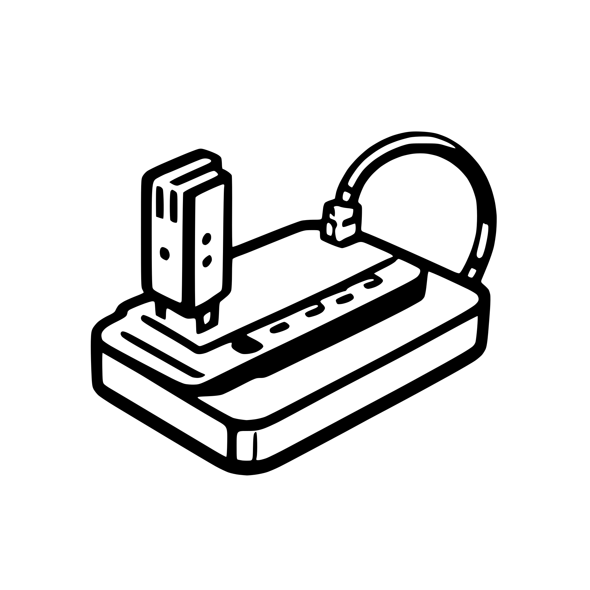 AI-generated SVG of a usb hub