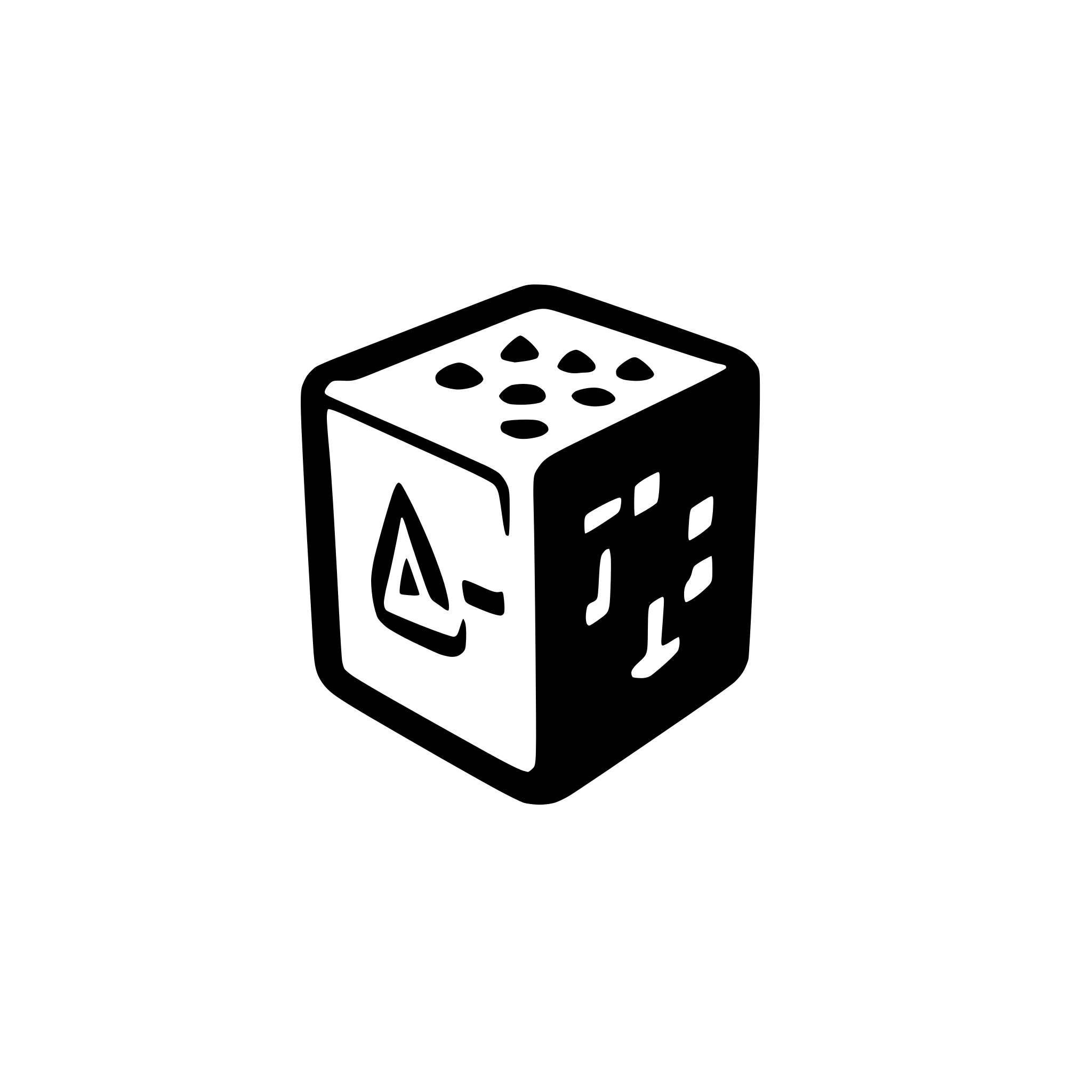 AI-generated SVG of a 3 outlined  3d squares square should be empty not game cubes