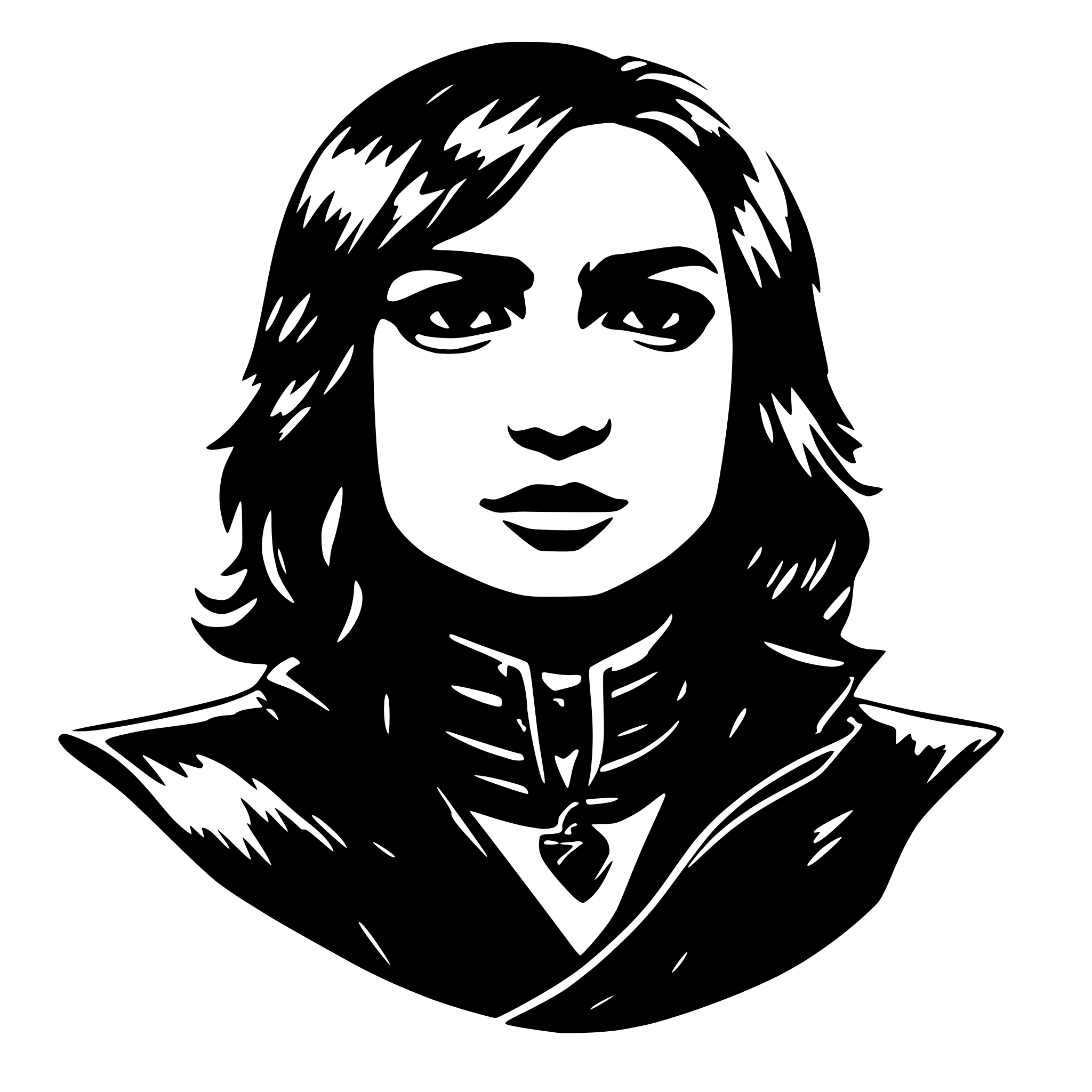 AI-generated SVG of 'ravn'