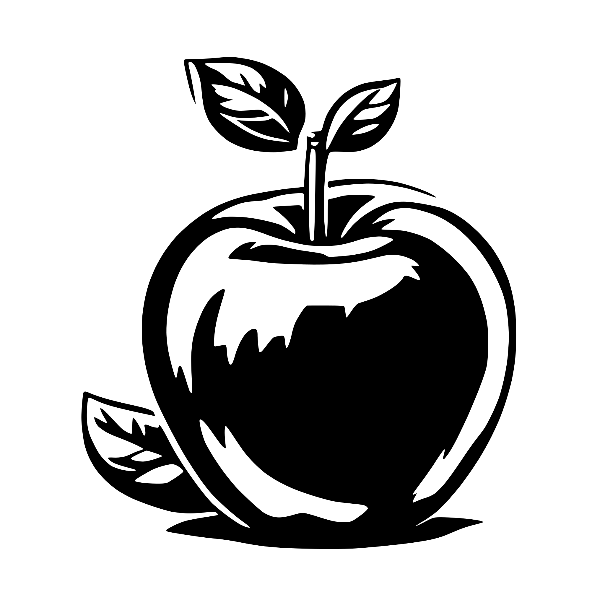 AI-generated SVG of 'RED APPLE'