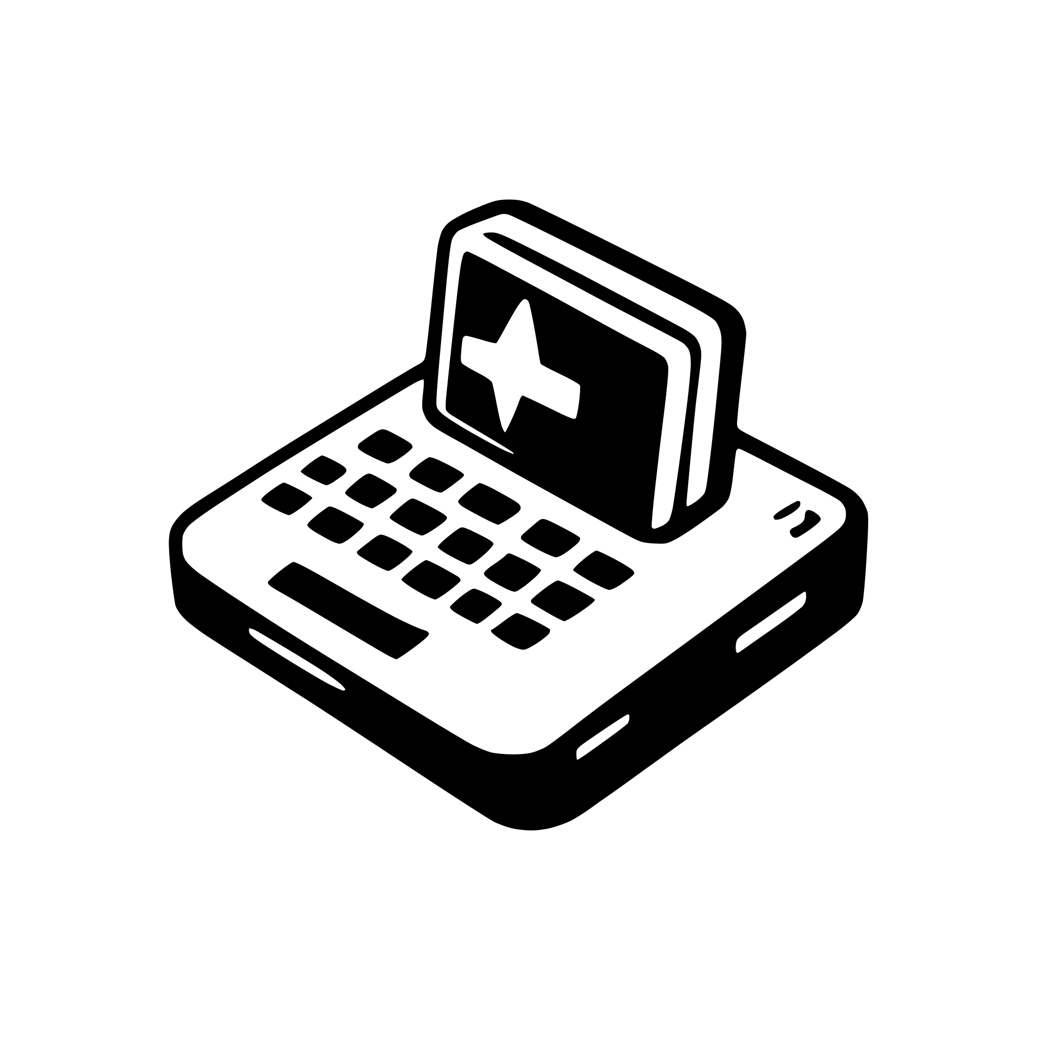 AI-generated SVG of 'A swiss computer'