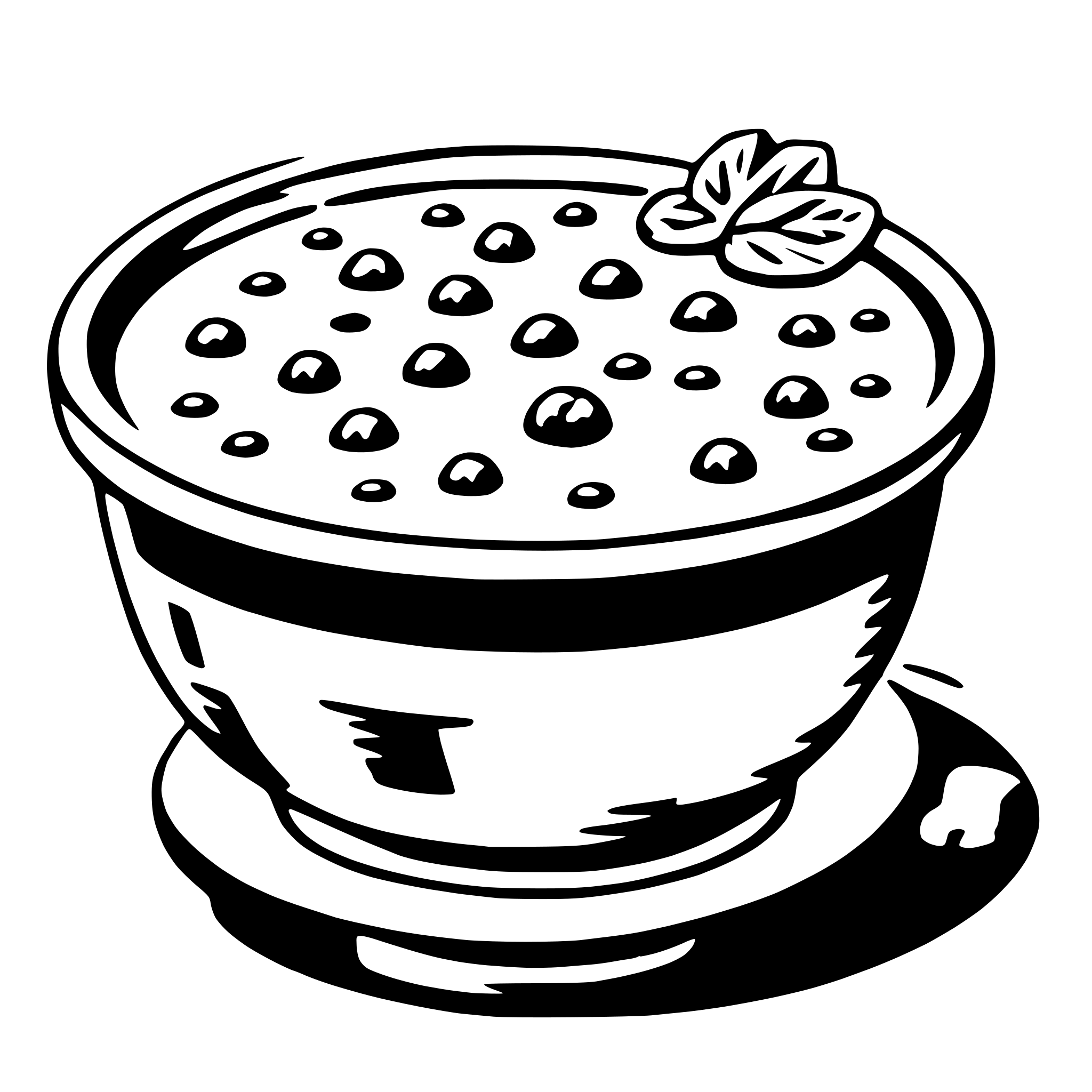 AI-generated SVG of a chowder