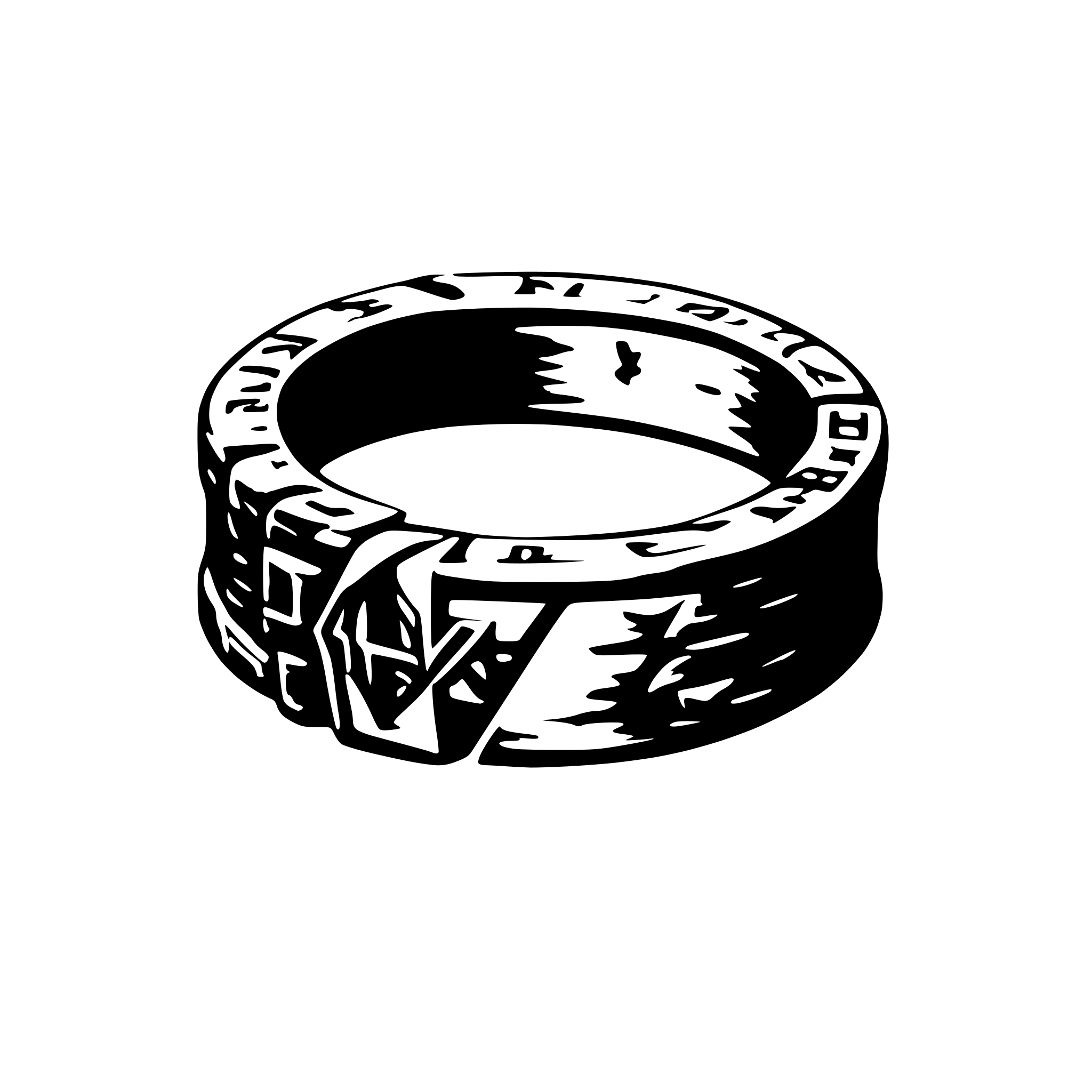 AI-generated SVG of 'a broken magic ring, with magic runes engraved'