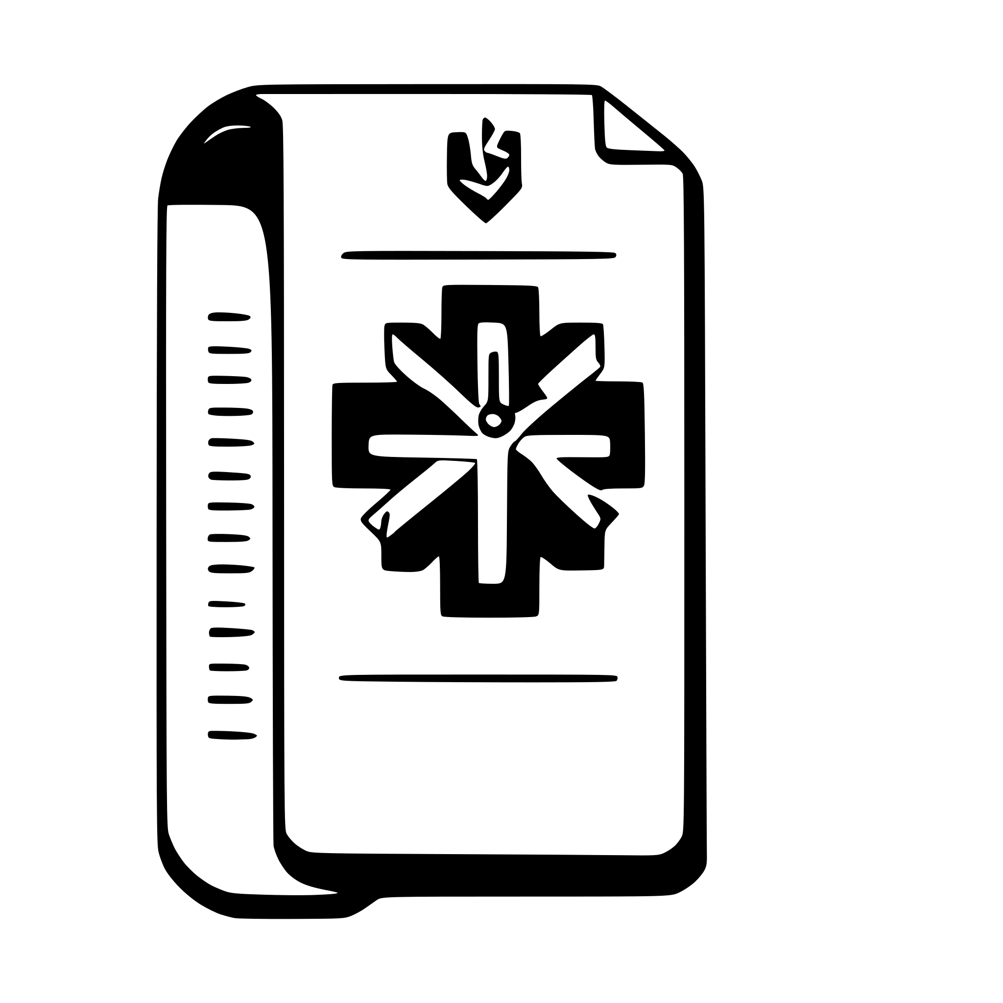 AI-generated SVG of a medical note