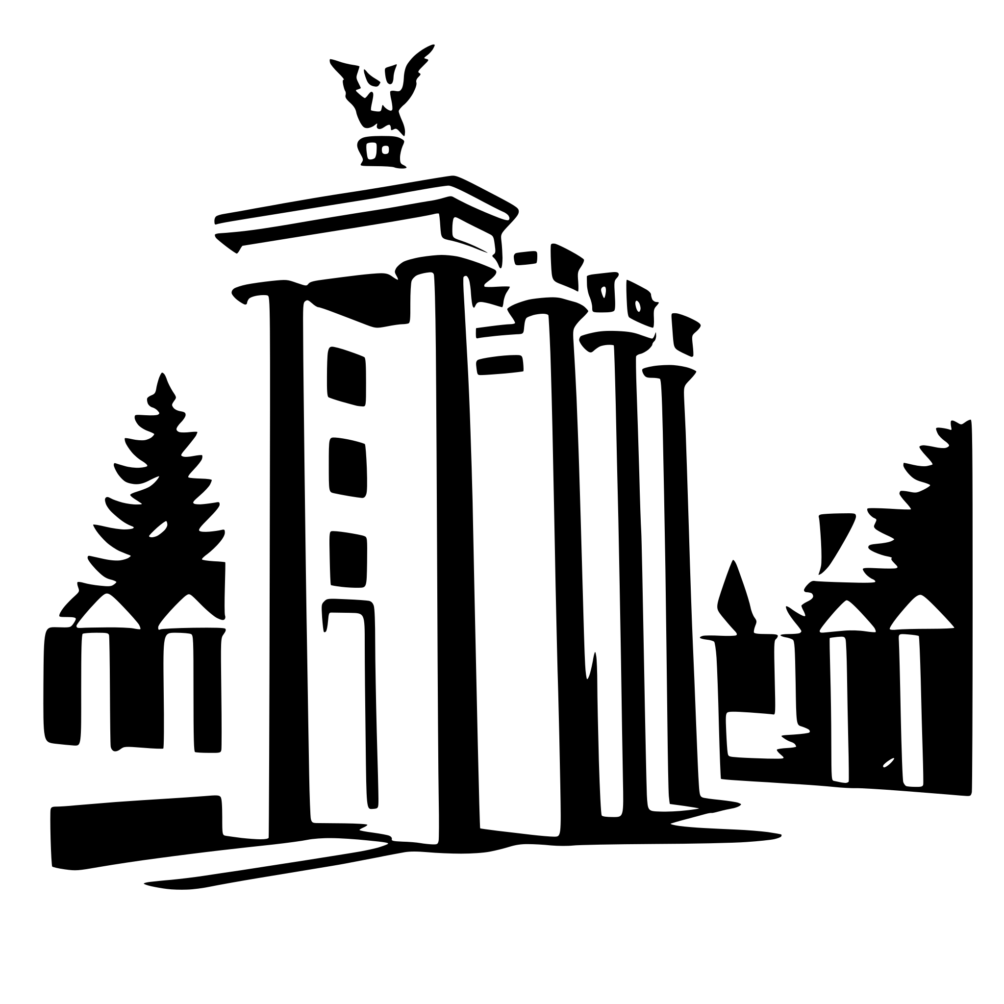AI-generated SVG of a brandenburg gate