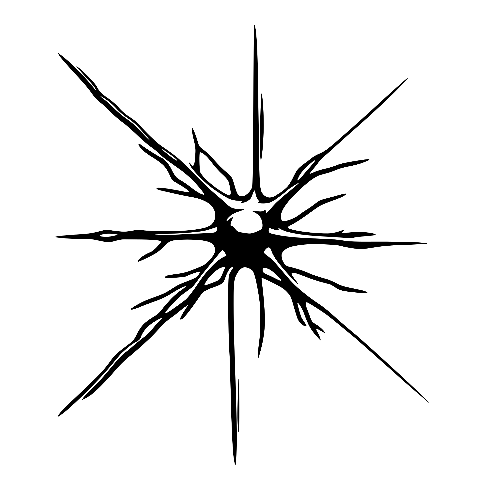 AI-generated SVG of a scientific diagram of a neuron