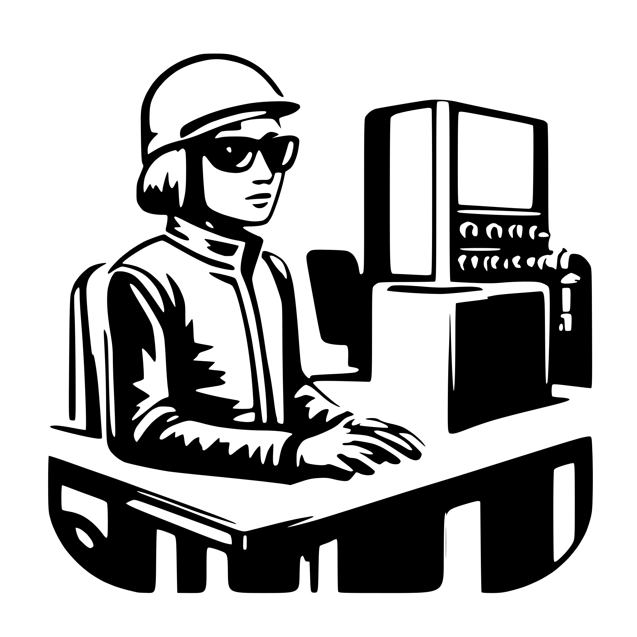 AI-generated SVG of a QA Engineer