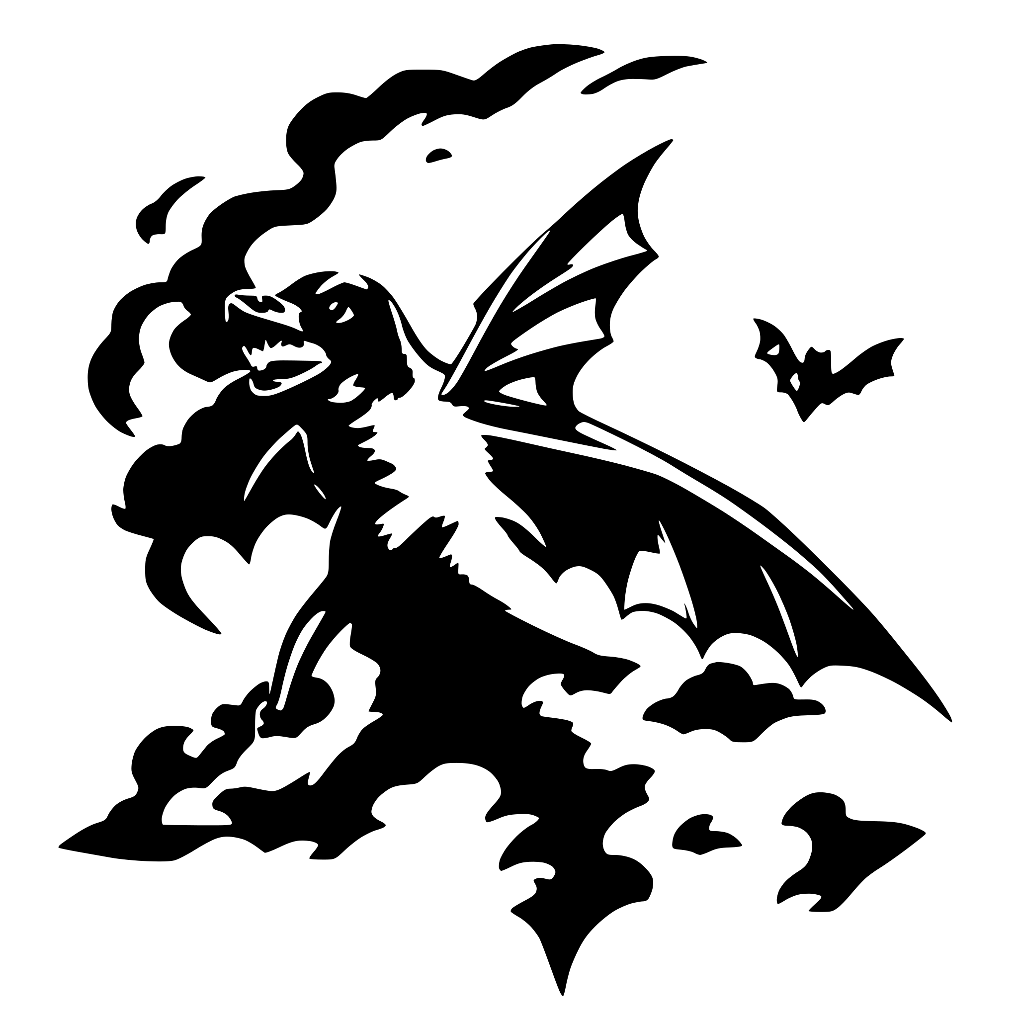 AI-generated SVG of 'a bat landing on vape'