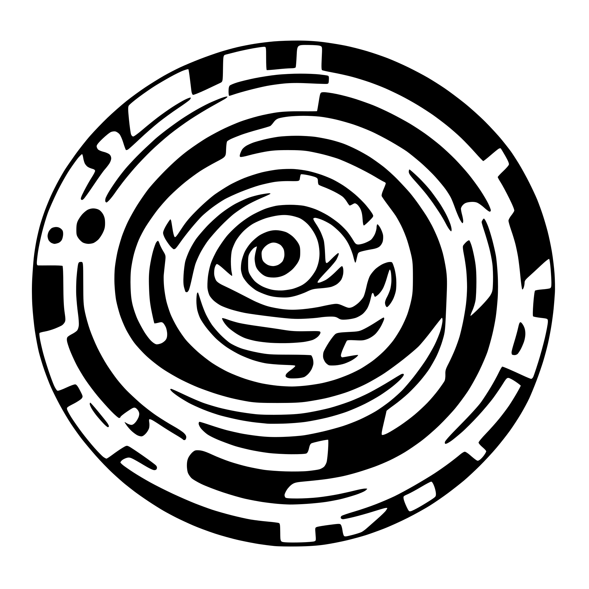 AI-generated SVG of 'spotlight on the ceiling'