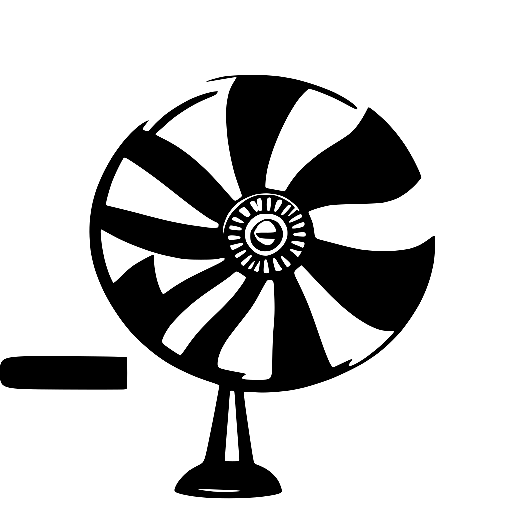 AI-generated SVG of 'fan blowing air'