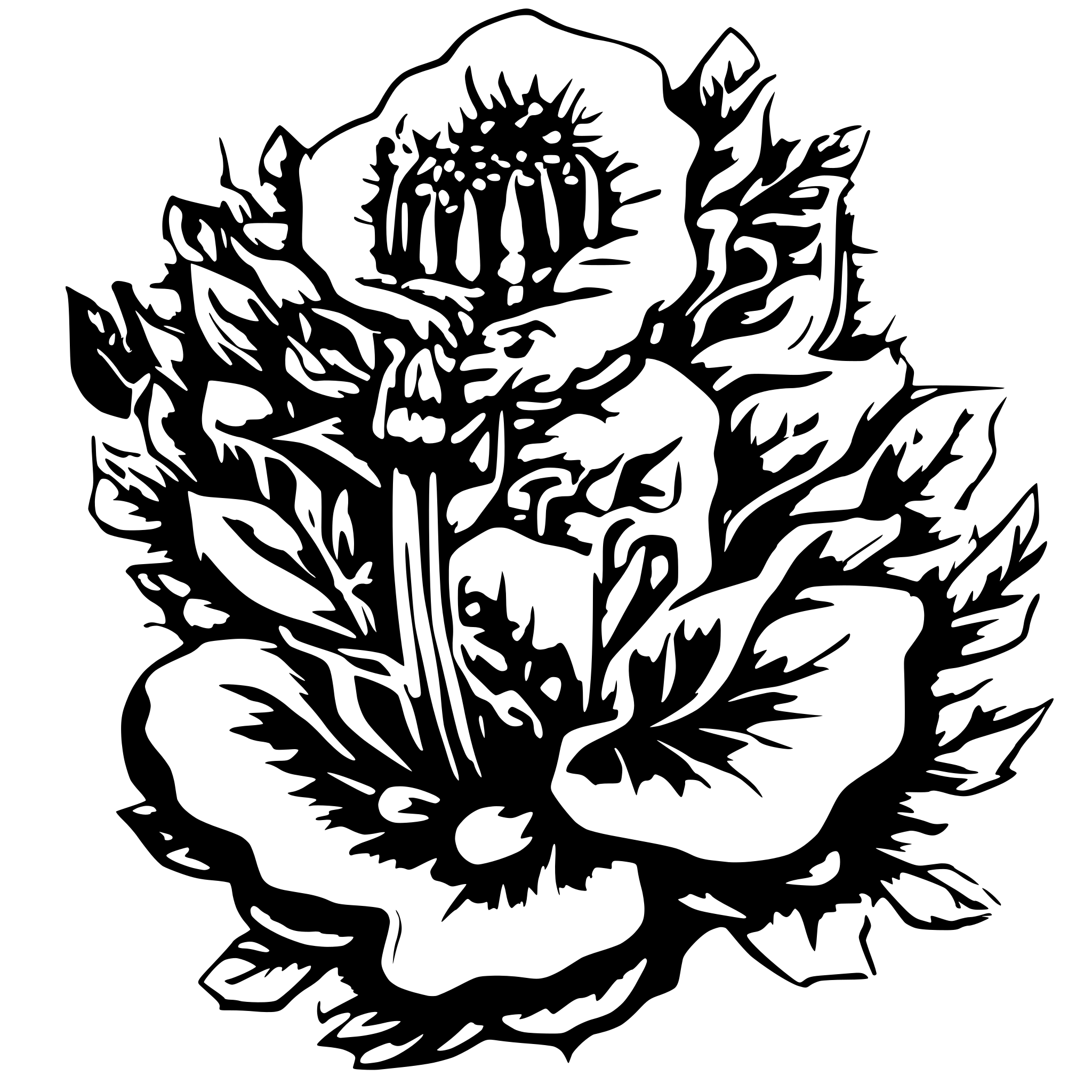 AI-generated SVG of '7 Totsünden'