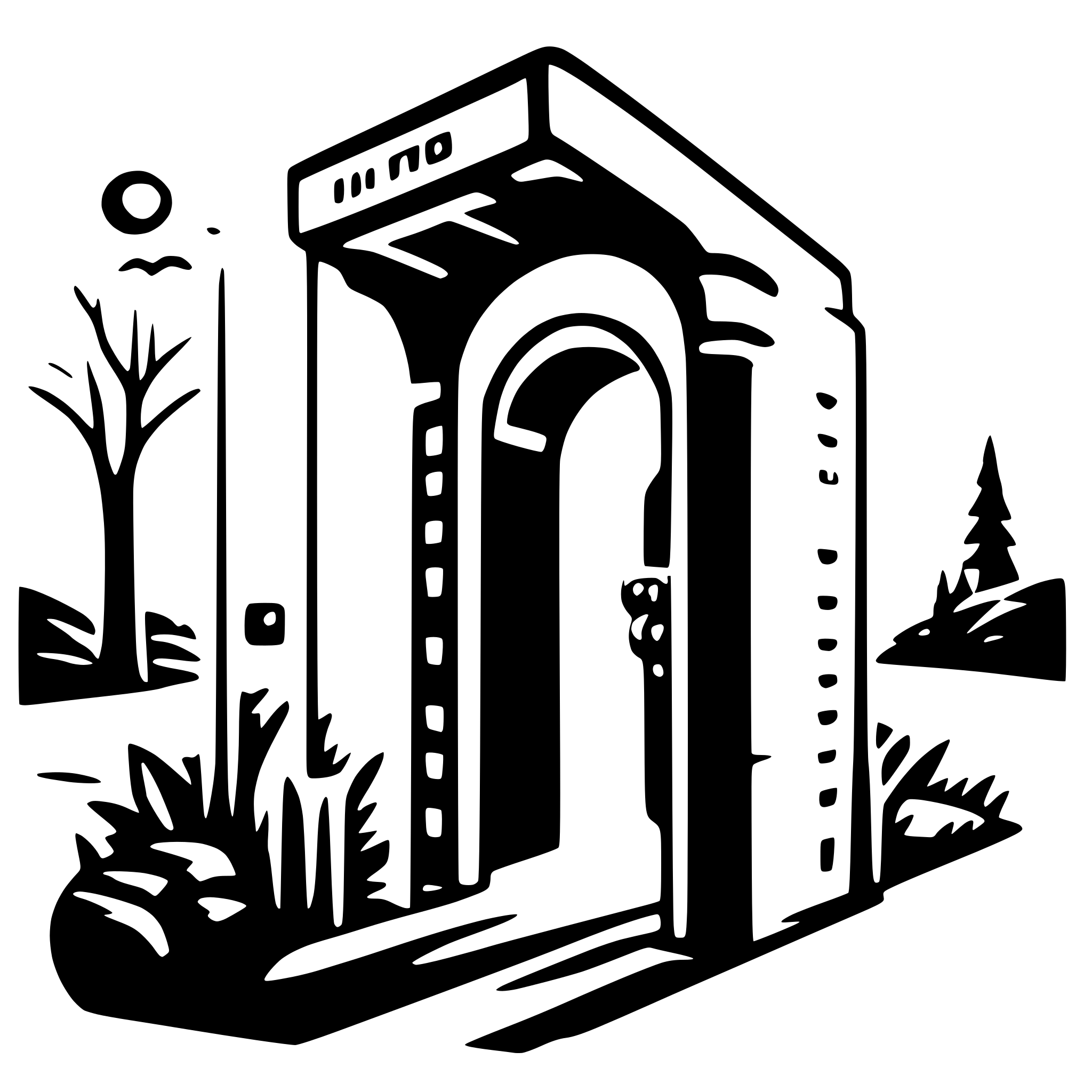 AI-generated SVG of 'io gateway'