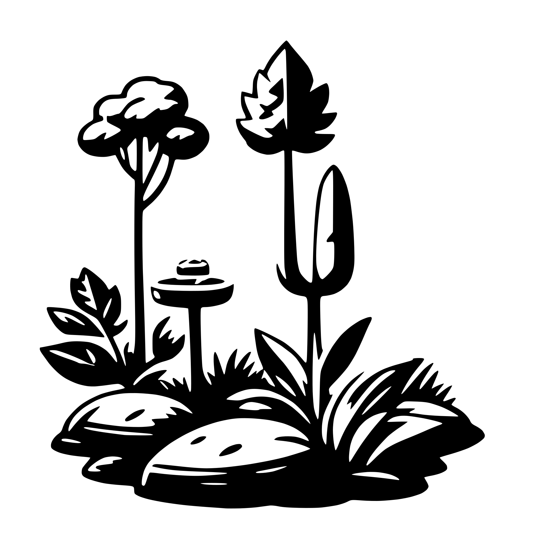 AI-generated SVG of 'nature peace'