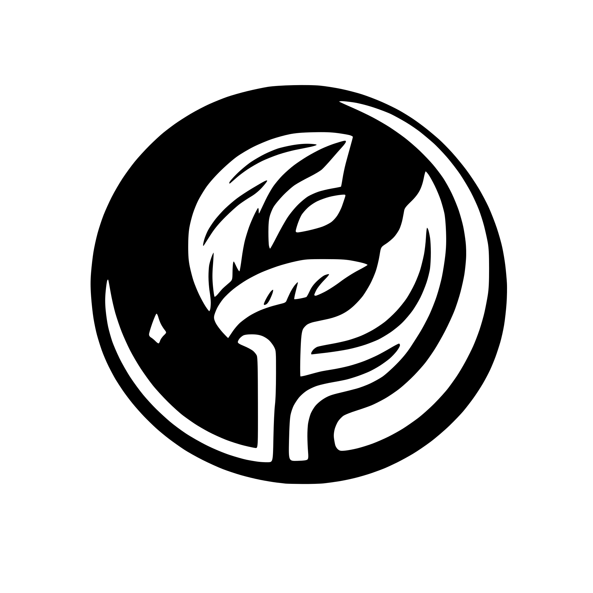 AI-generated SVG of a a cold blue tornado logo