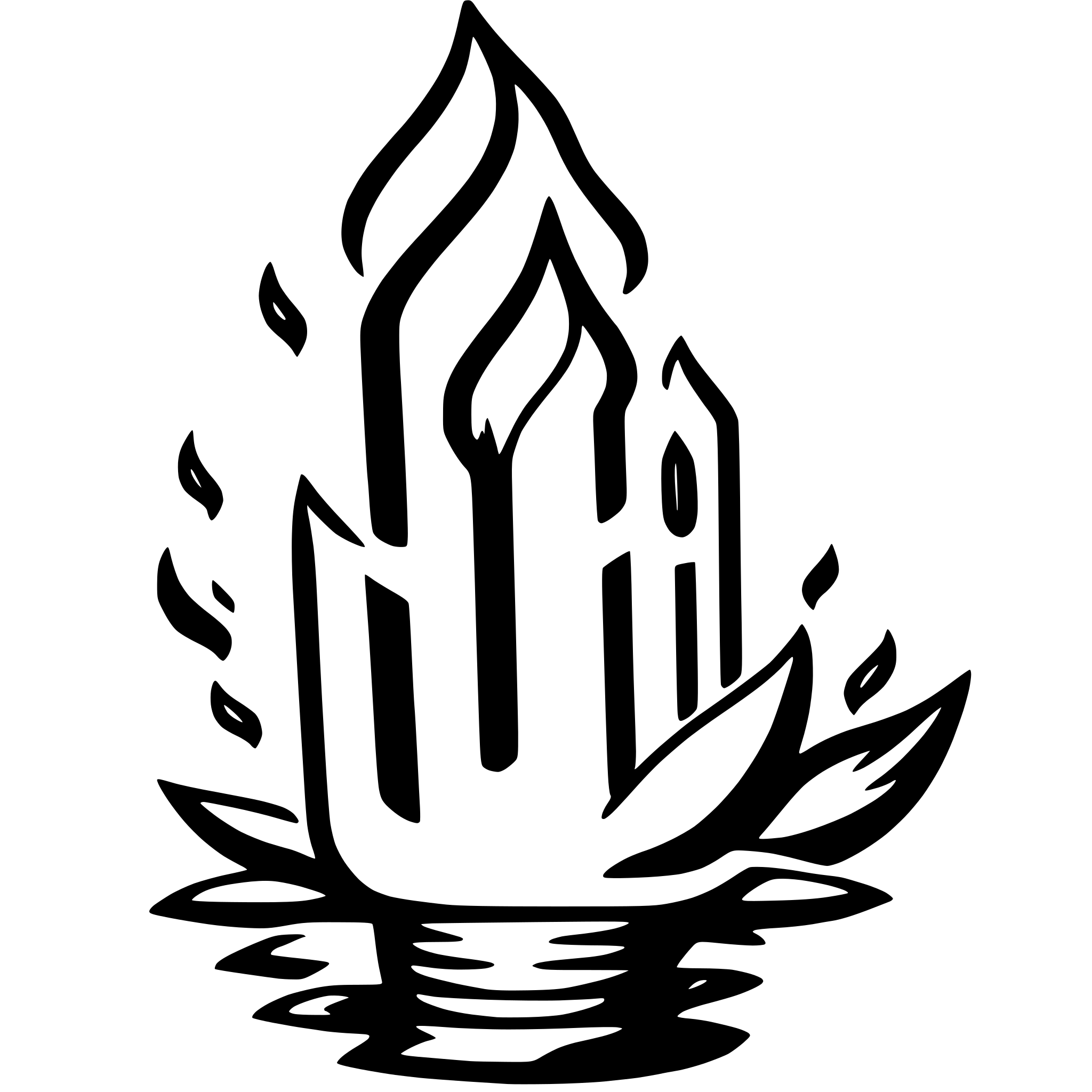 AI-generated SVG of a agni