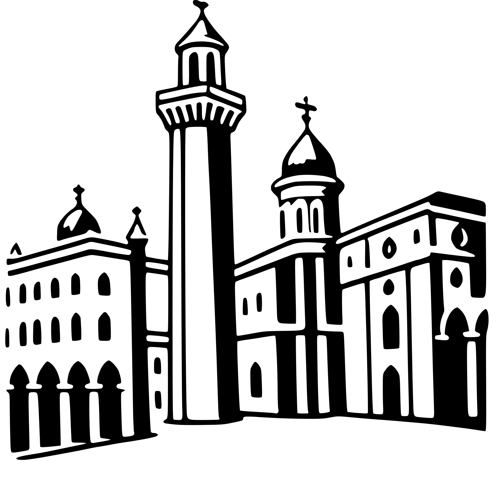 AI-generated SVG of 'piazza san marco'