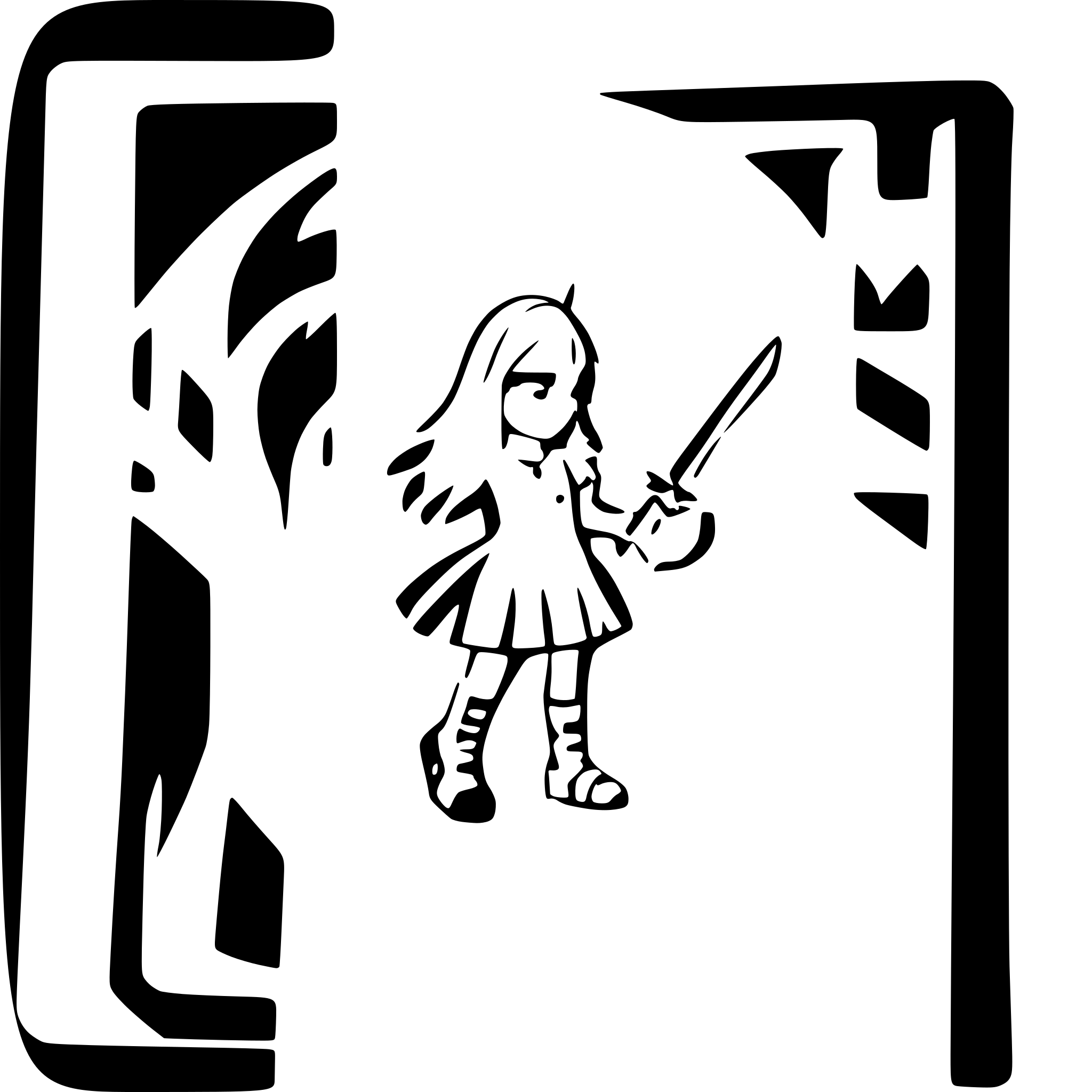 AI-generated SVG of a alice in wonderland knight