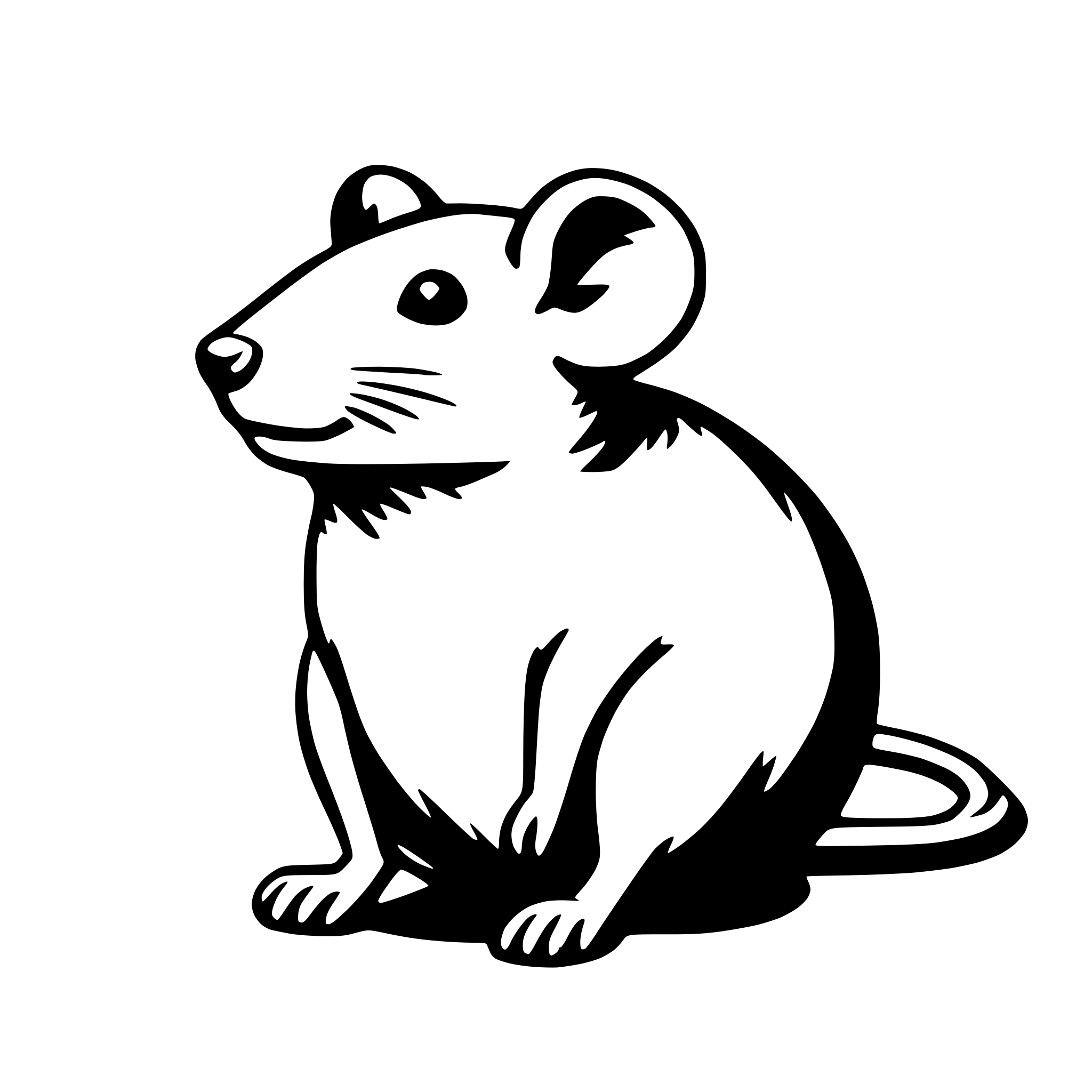 AI-generated SVG of a mouse