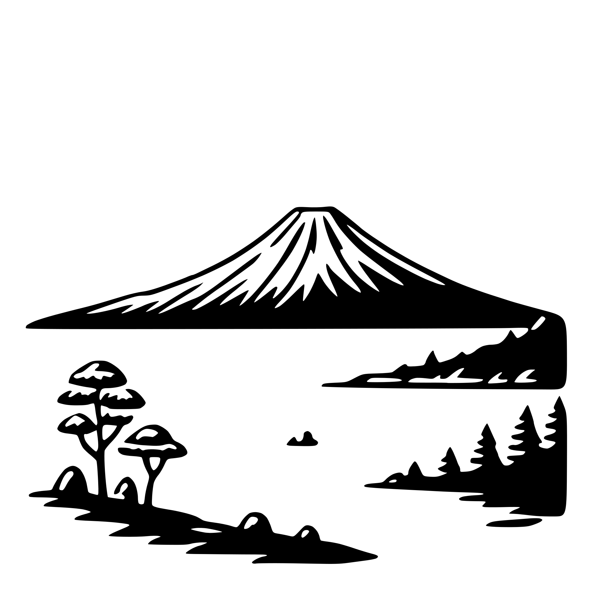 AI-generated SVG of 'mount fuji'
