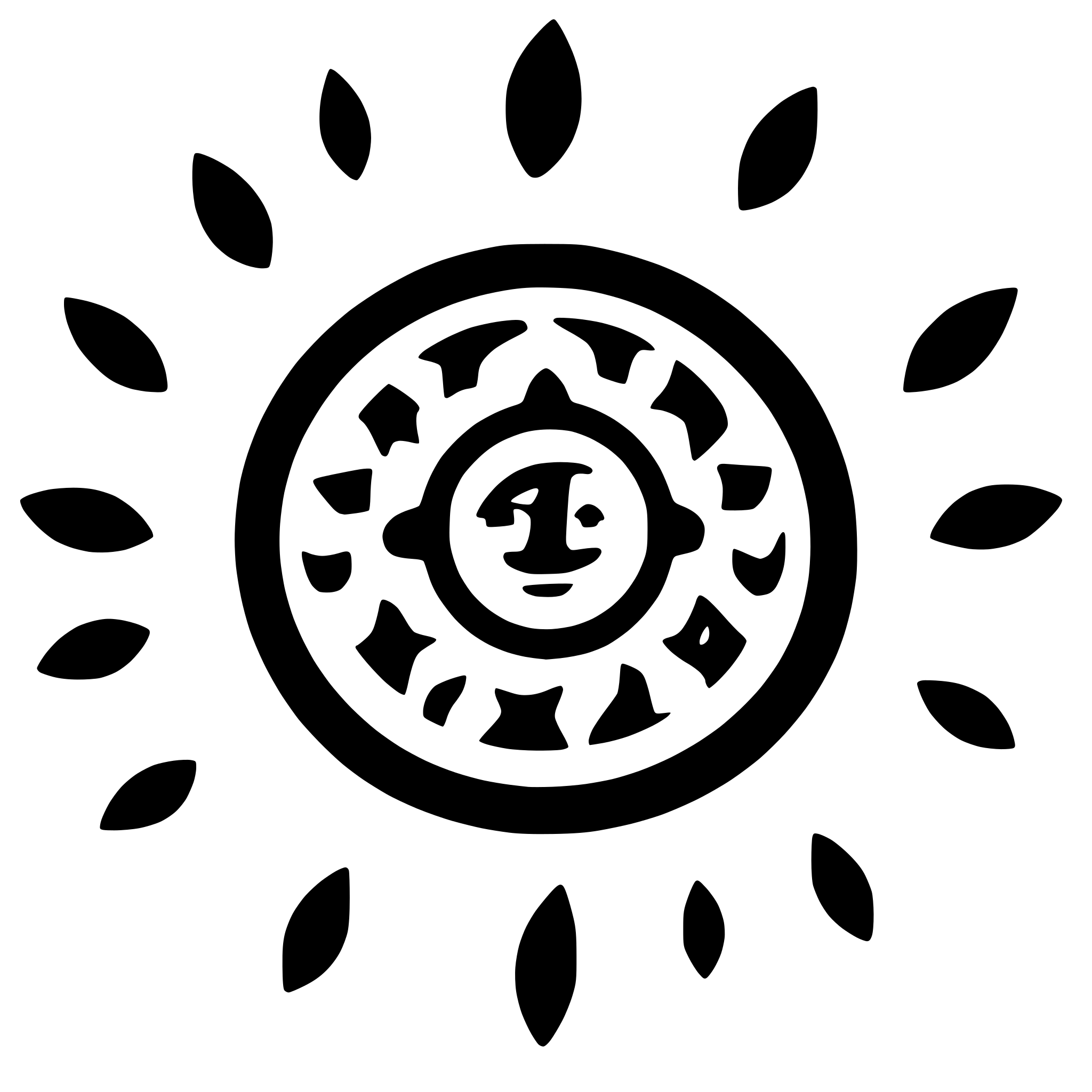 AI-generated SVG of 'Party popper icon inside circle'