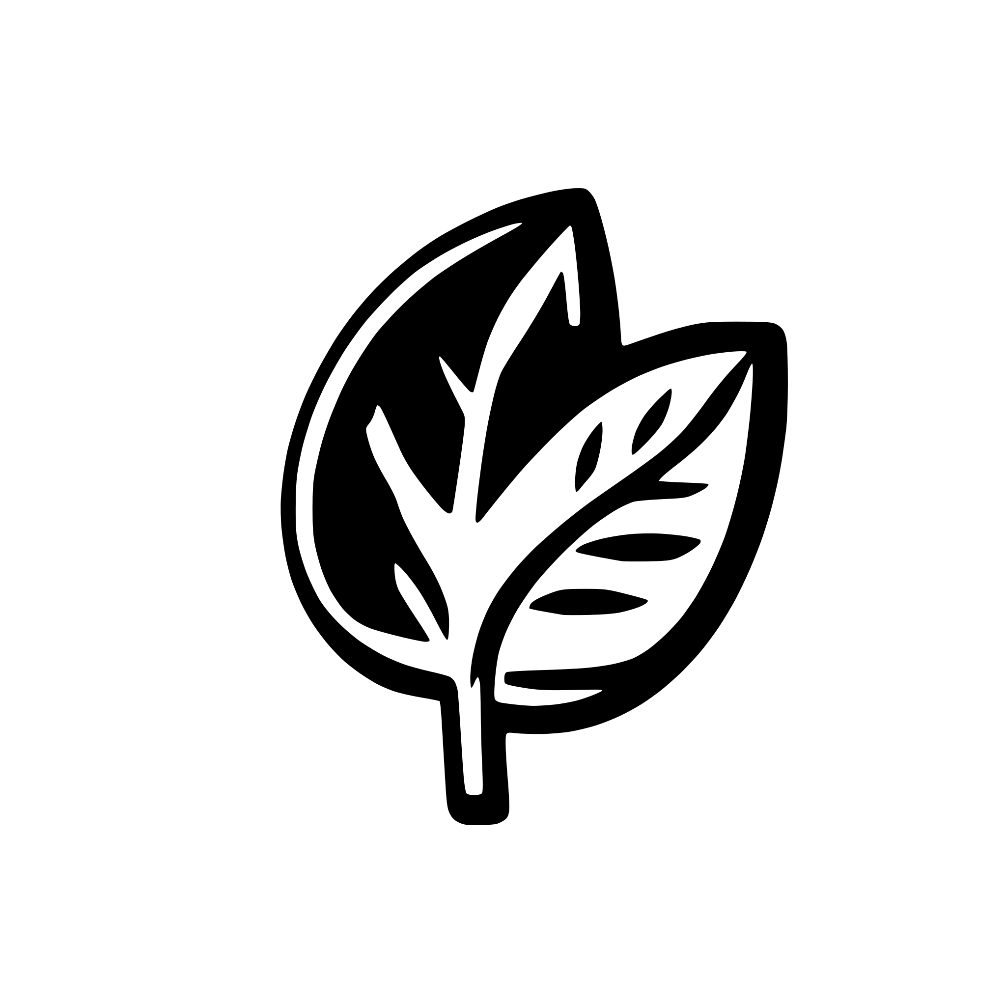 AI-generated SVG of 'Leaf icon green'