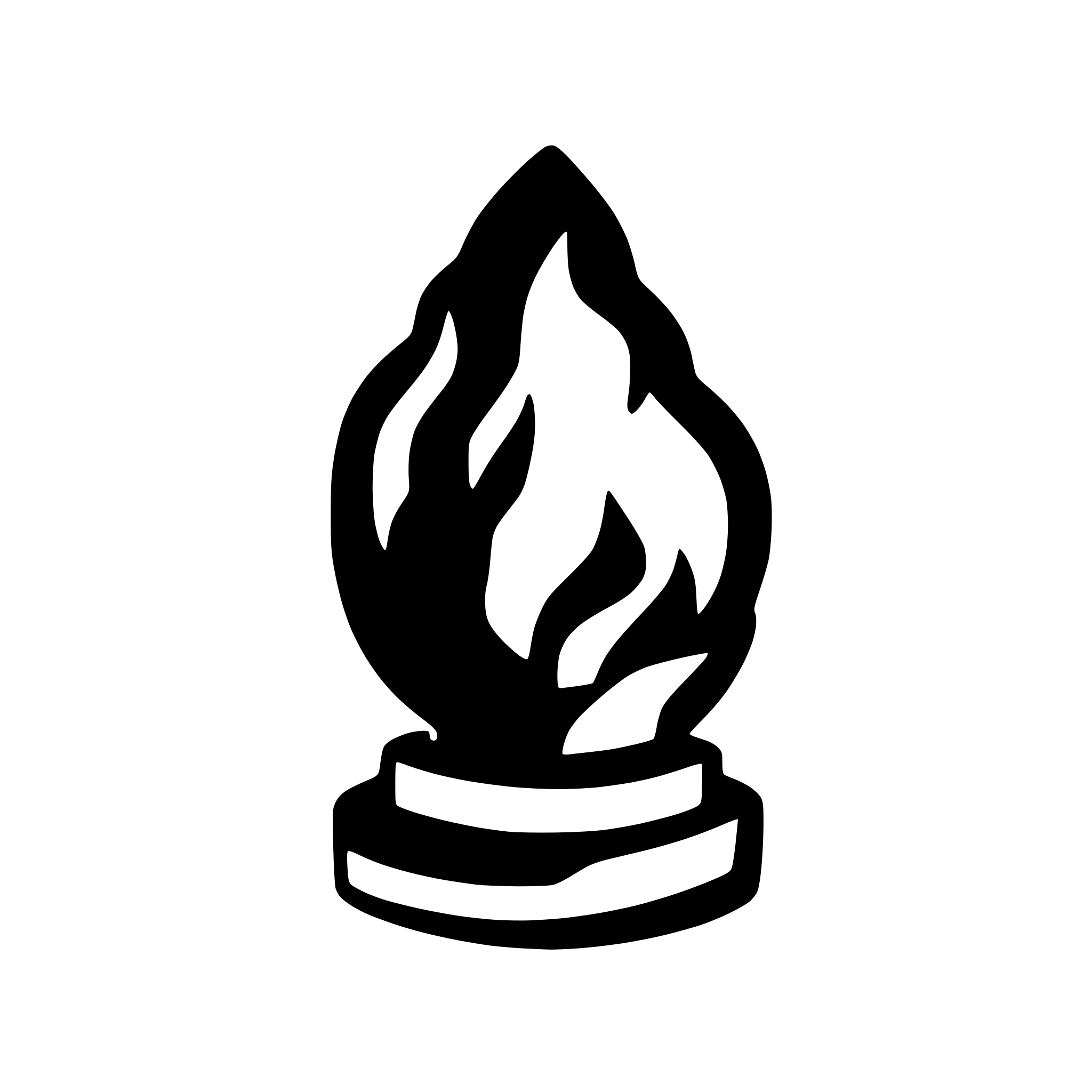 AI-generated SVG of 'campfire icon'