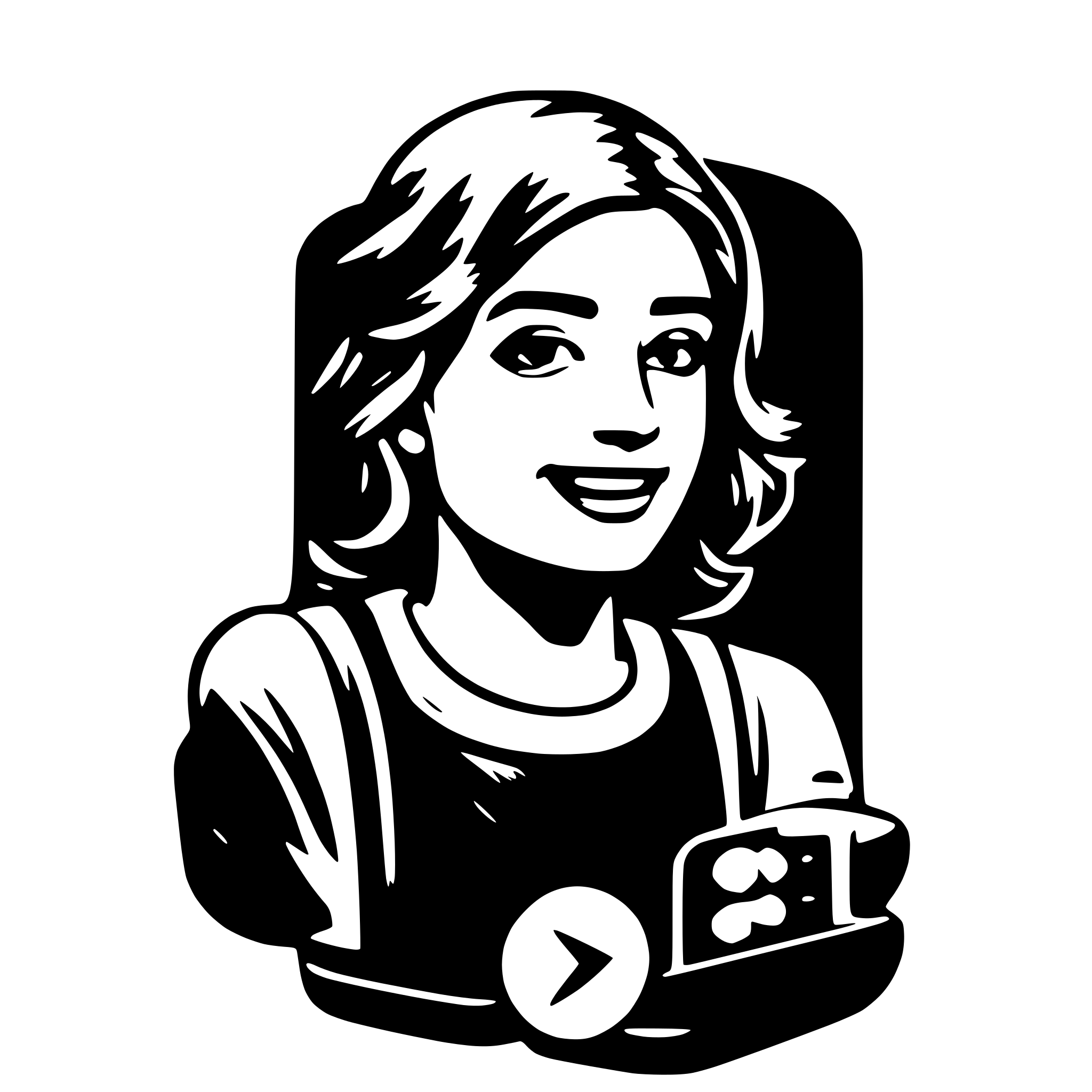 AI-generated SVG of a A smartphone with notification bubble show person icon in popping up on the screen. AI-generated SVG of a A smartphone with notification bubble show person icon in popping up on the screen.