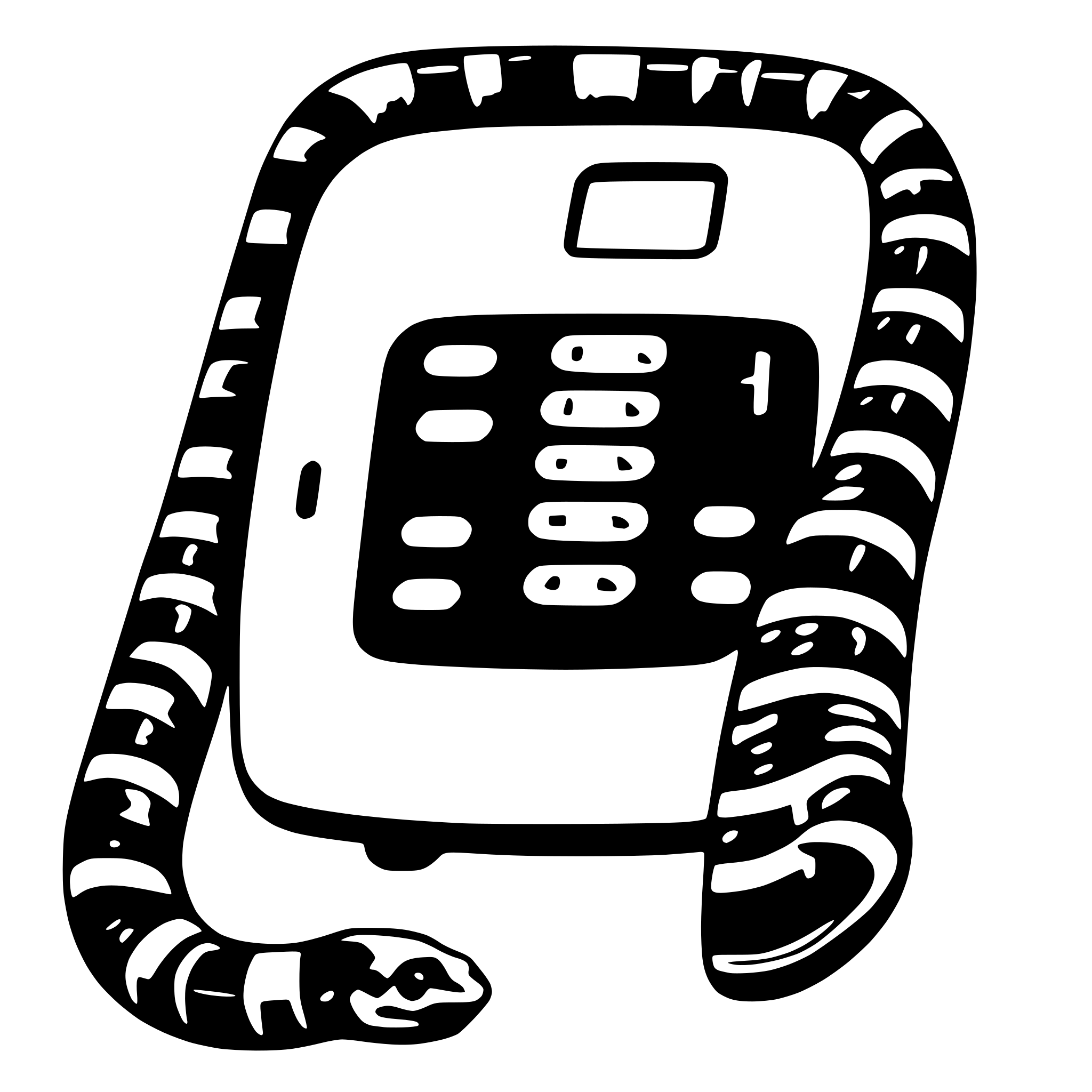 AI-generated SVG of a icon for nokia 3310 nostalgic snake game