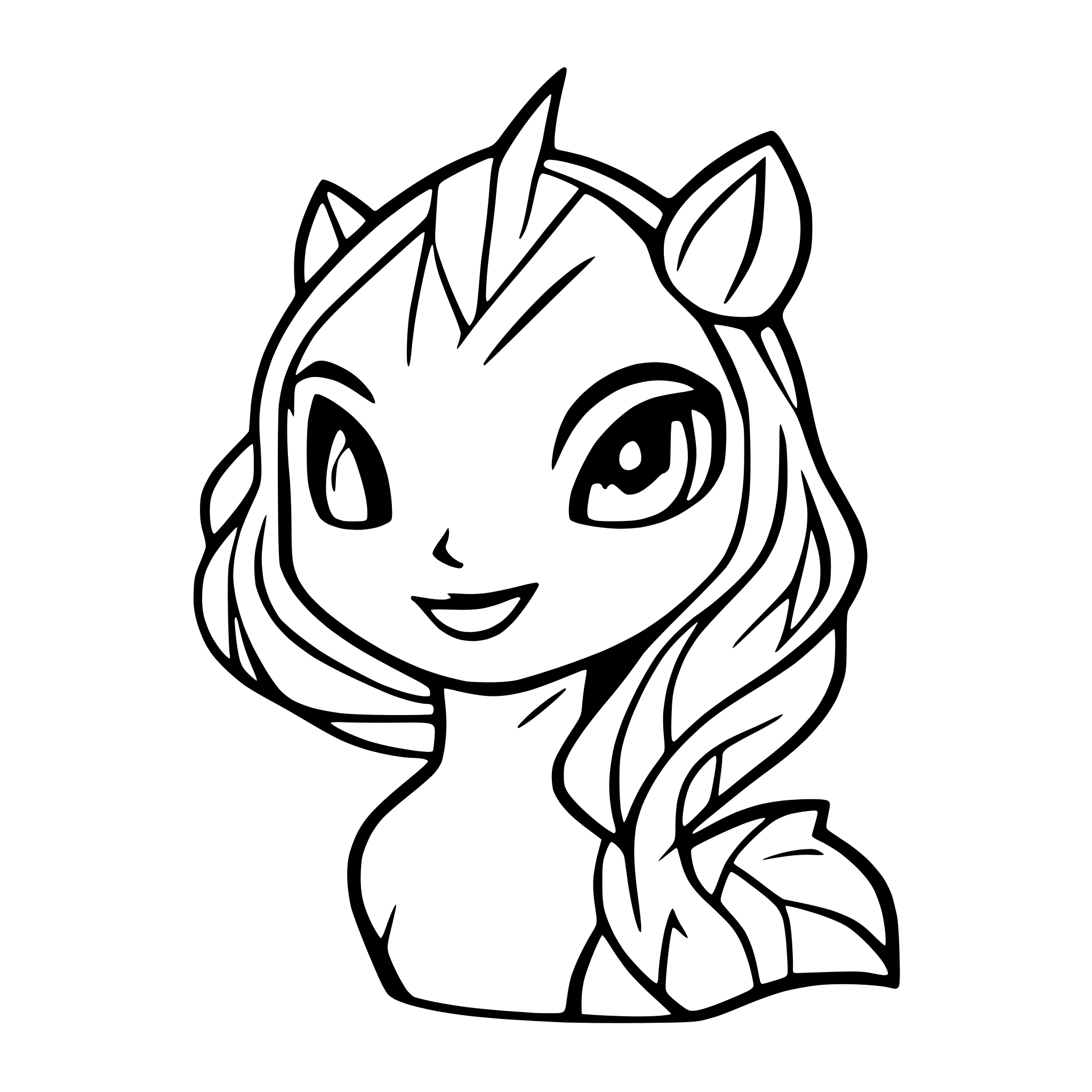 AI-generated SVG of a scales