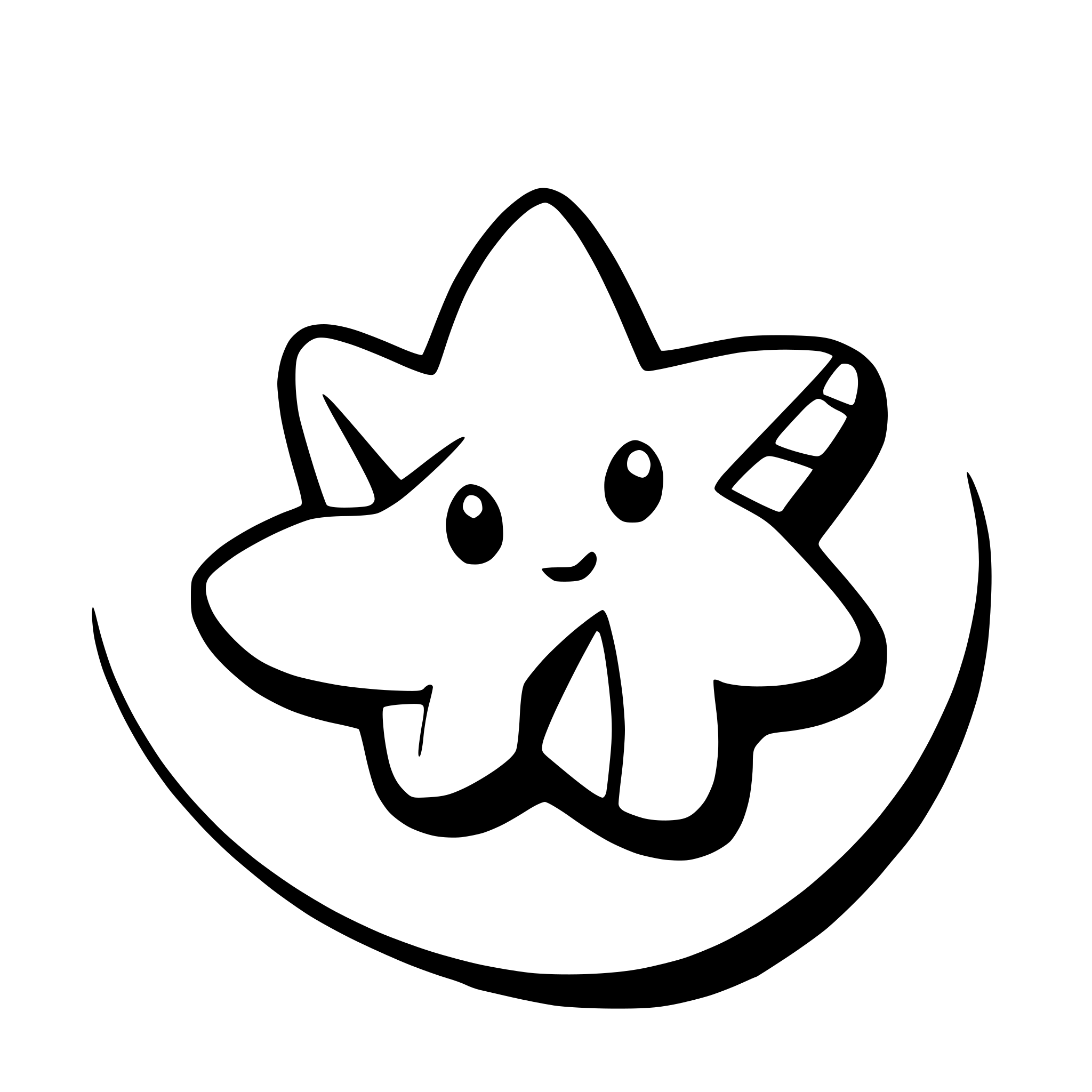 AI-generated SVG of a star