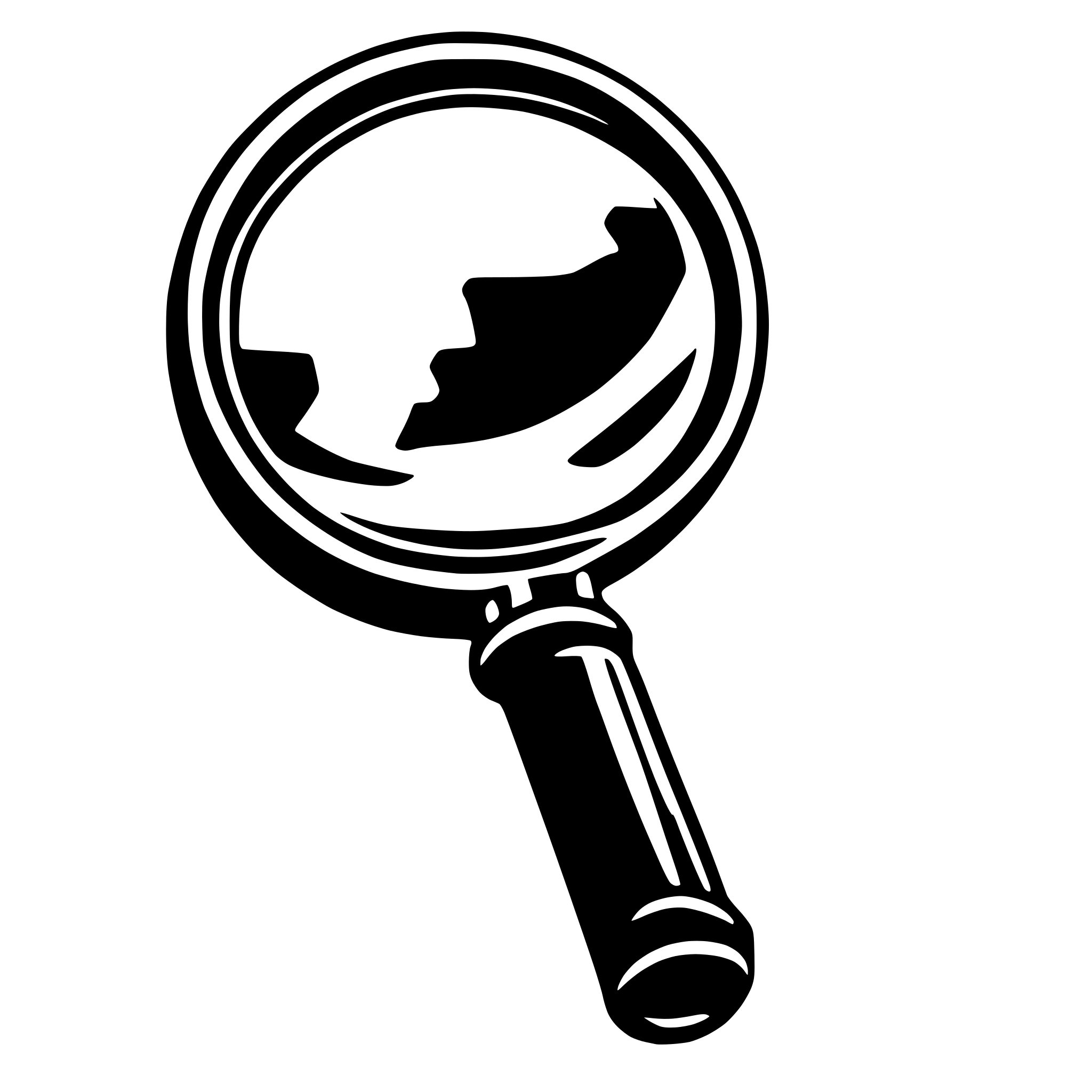 AI-generated SVG of 'magnifier search darknet'