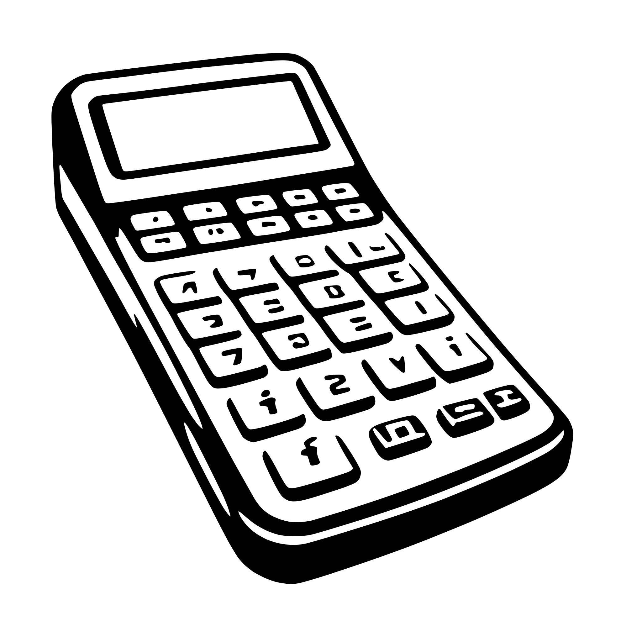 AI-generated SVG of a calculator