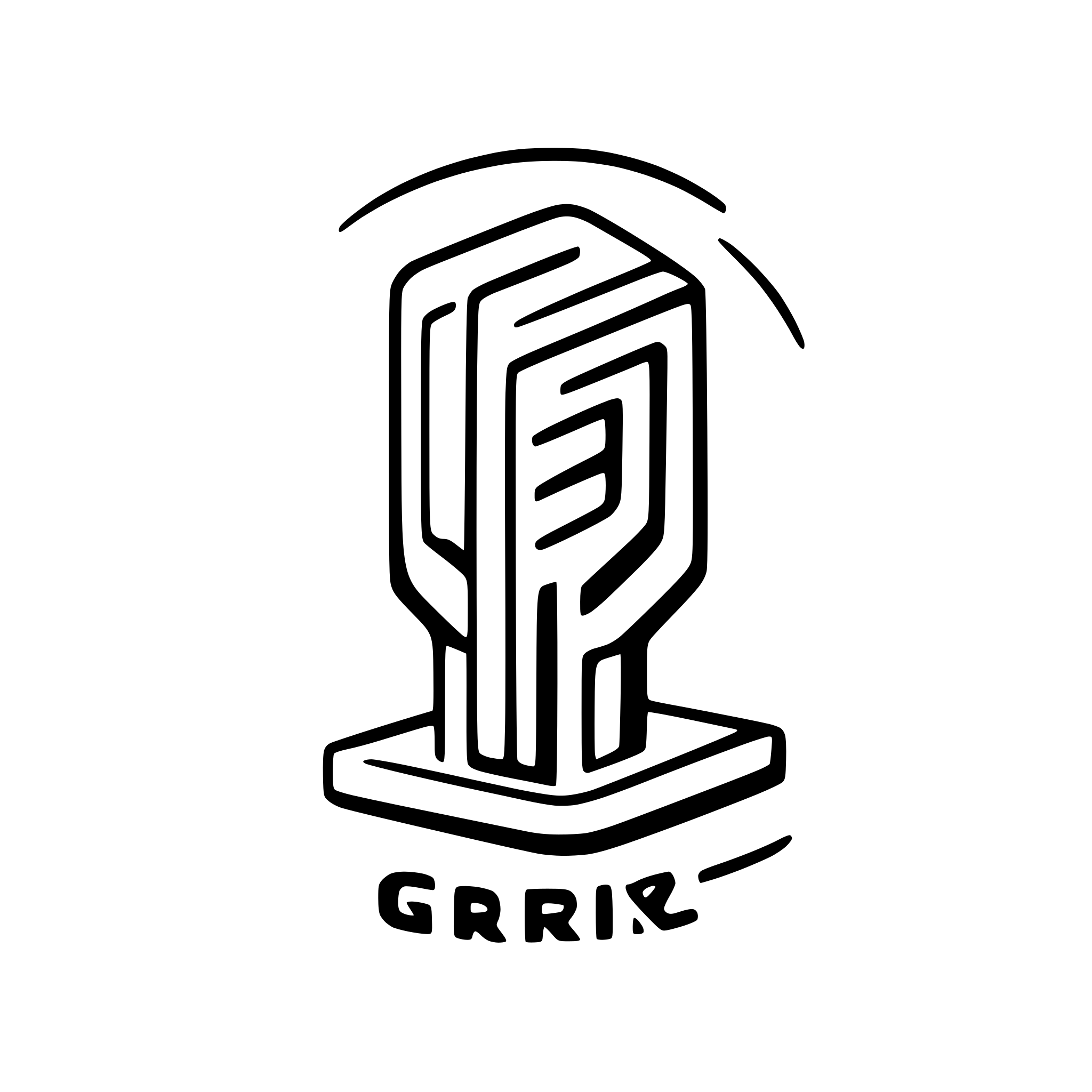 AI-generated SVG of a Create a modern, minimalist logo for a company named "Grix," specializing in artificial intelligence. The name is inspired by the word "Greeks," reflecting innovation, logic, and classical roots. The design should convey sophistication, intelligence, and a futuristic touch. Incorporate sleek geometric elements, such as lines or shapes, that symbolize AI concepts like networks, connections, or algorithms. The color palette should focus on neutral and high-tech tones like white, silver, or gradien