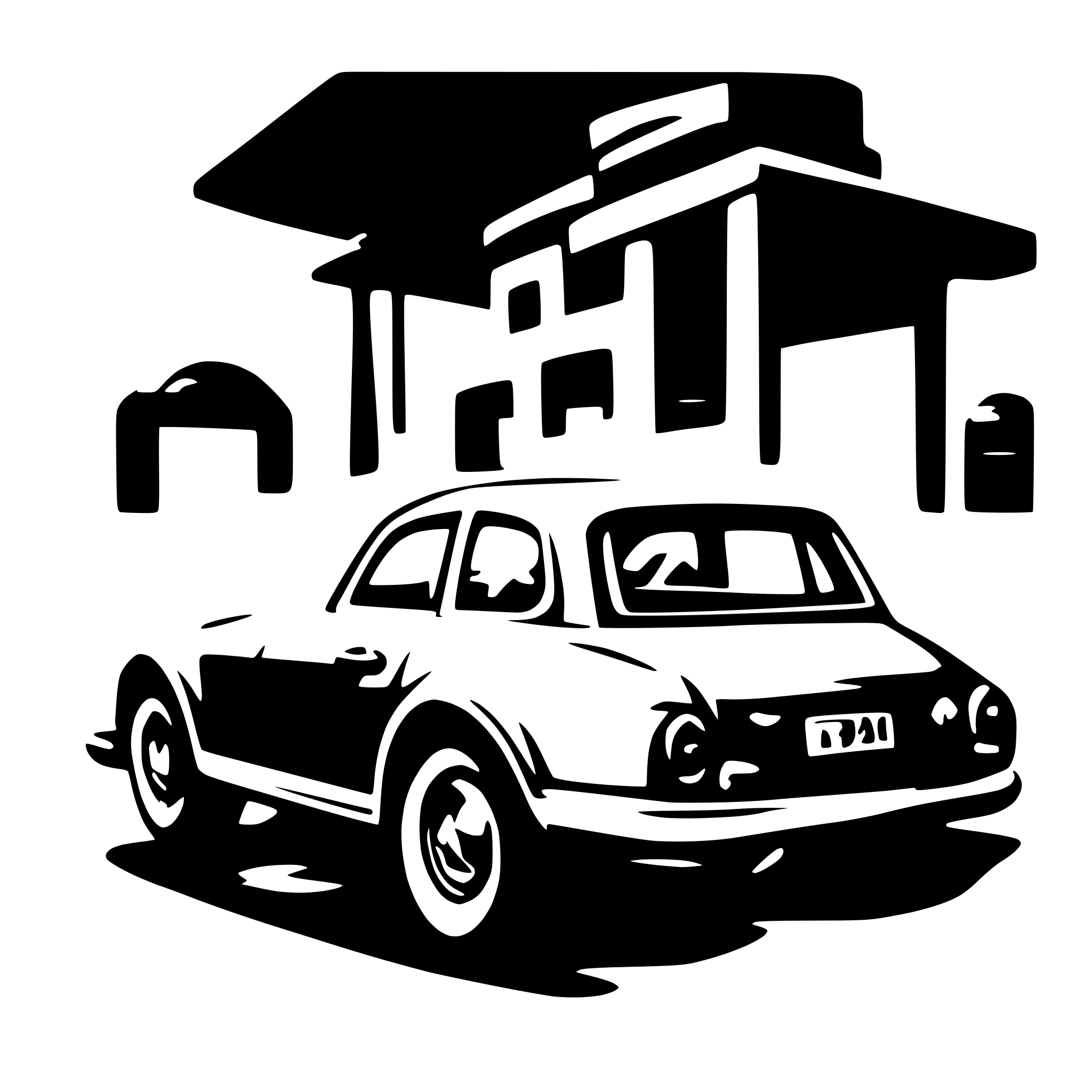 AI-generated SVG of a car