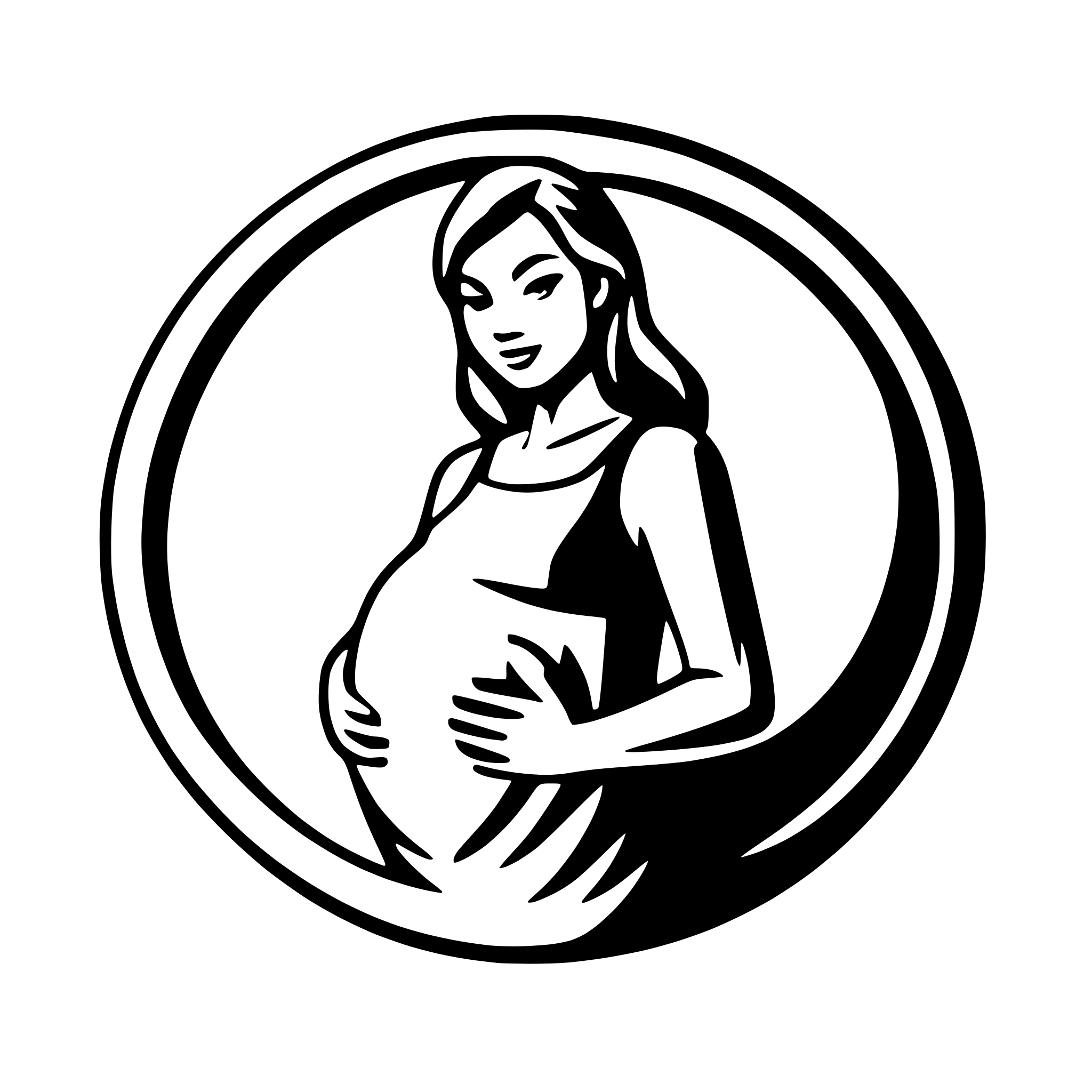 AI-generated SVG of 'pregnant woman support'