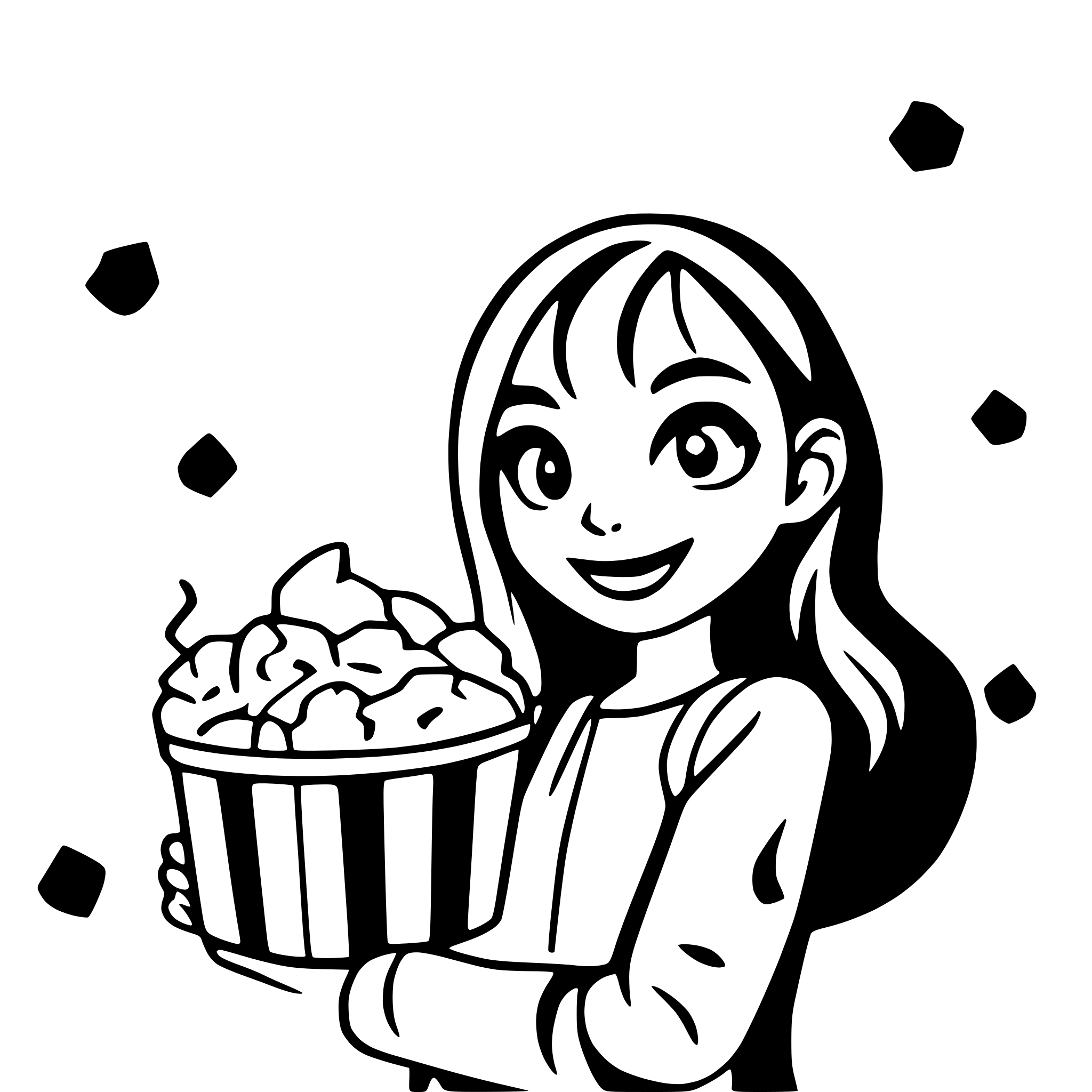 AI-generated SVG of 'Movie Night'