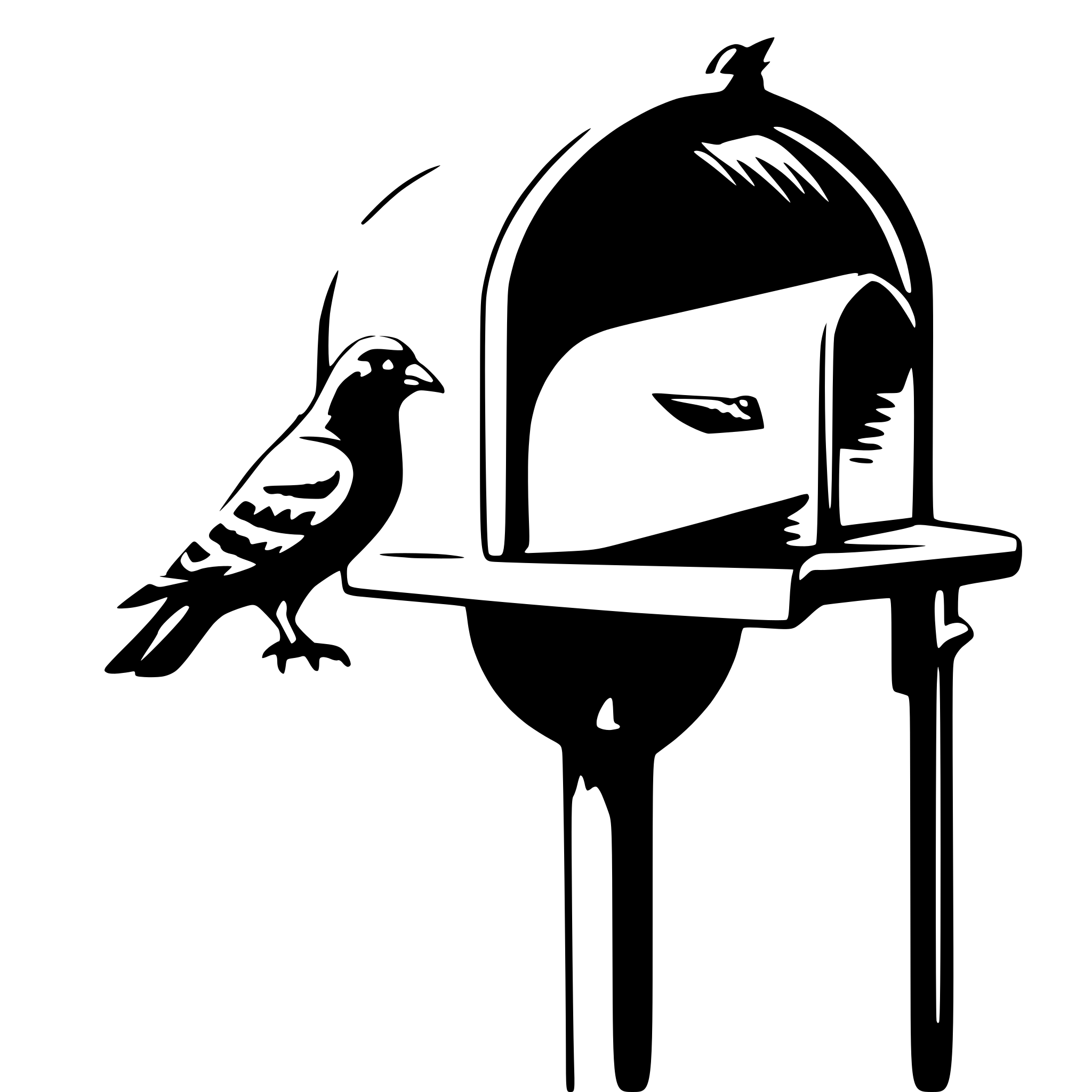 AI-generated SVG of a a mailbox with the flap opened and a pigeon inside AI-generated SVG of a a mailbox with the flap opened and a pigeon inside
