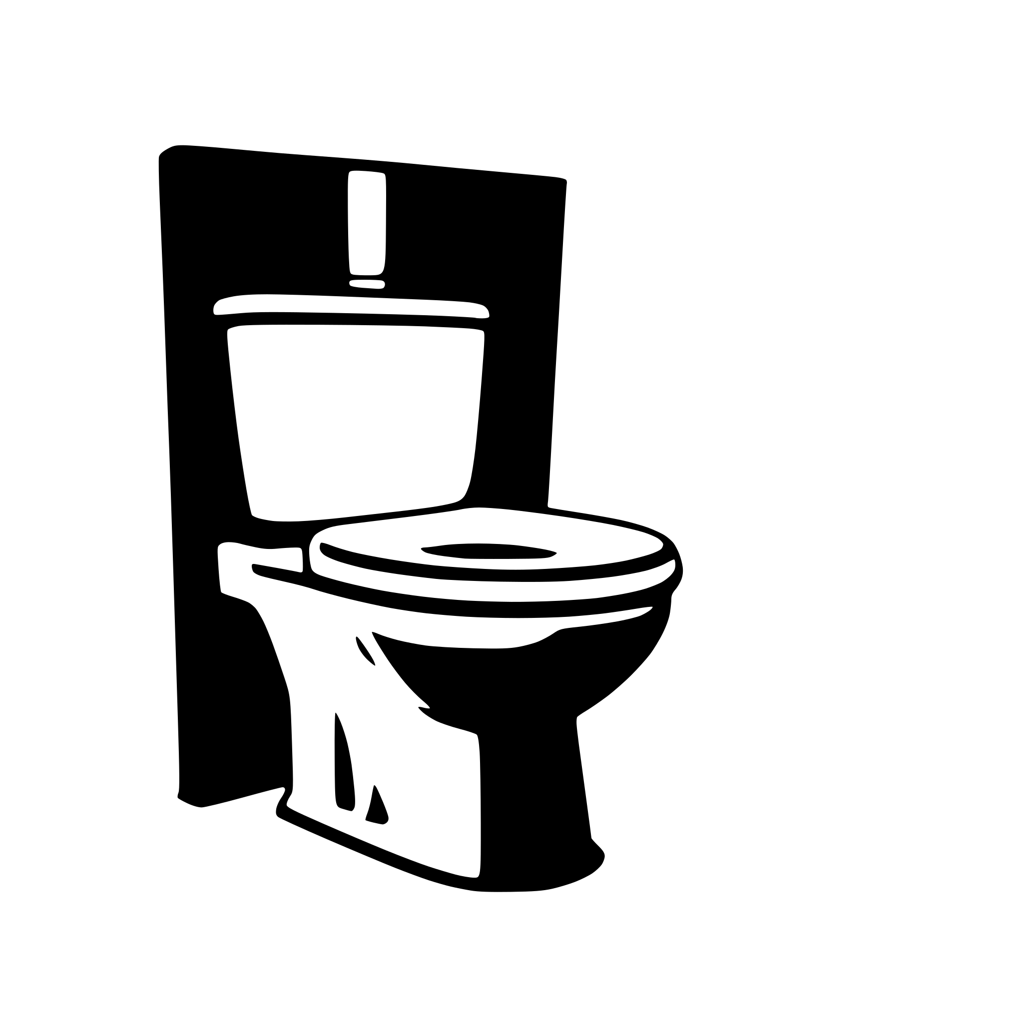 AI-generated SVG of a super minimalistic symbol of a toilet