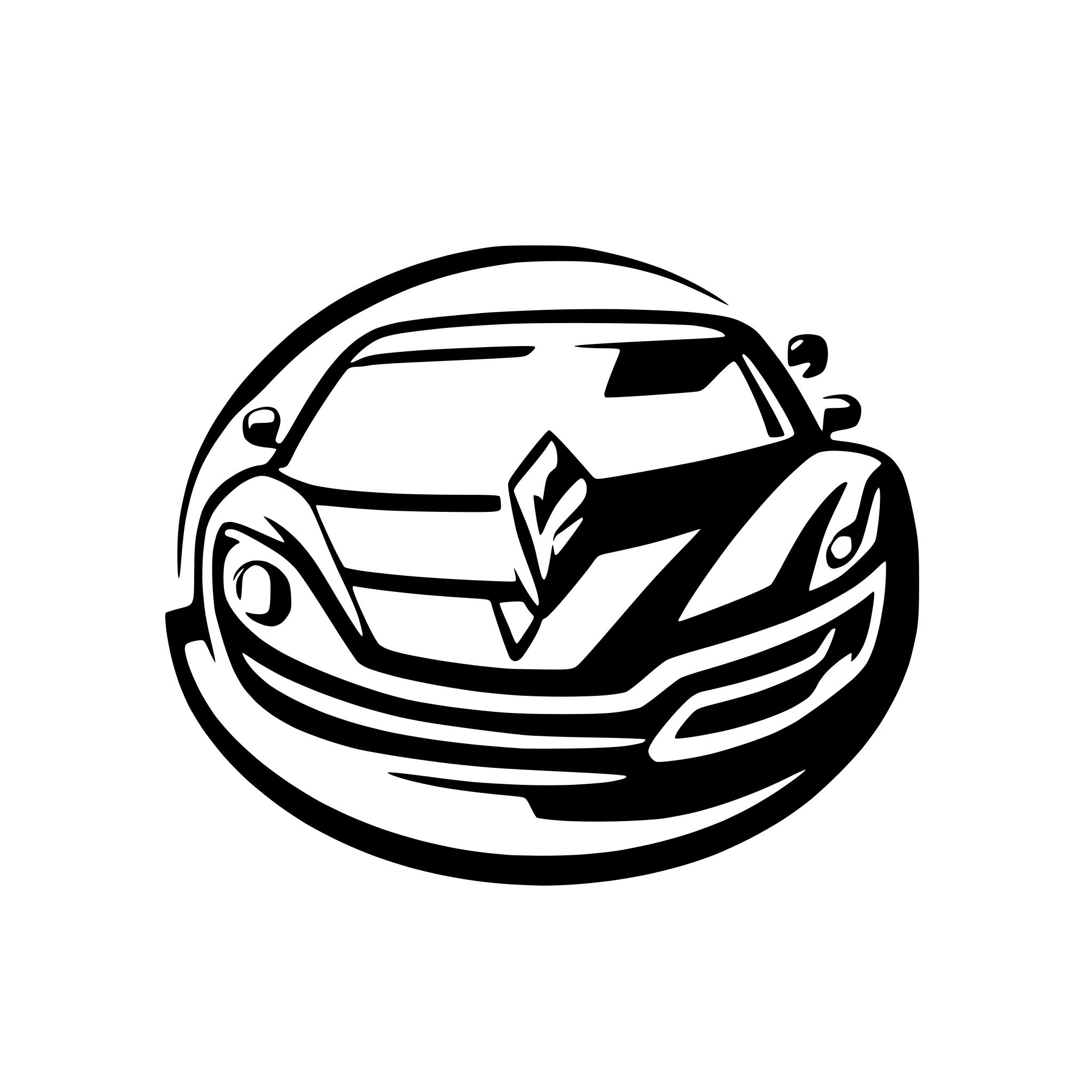 AI-generated SVG of a car sportive logo