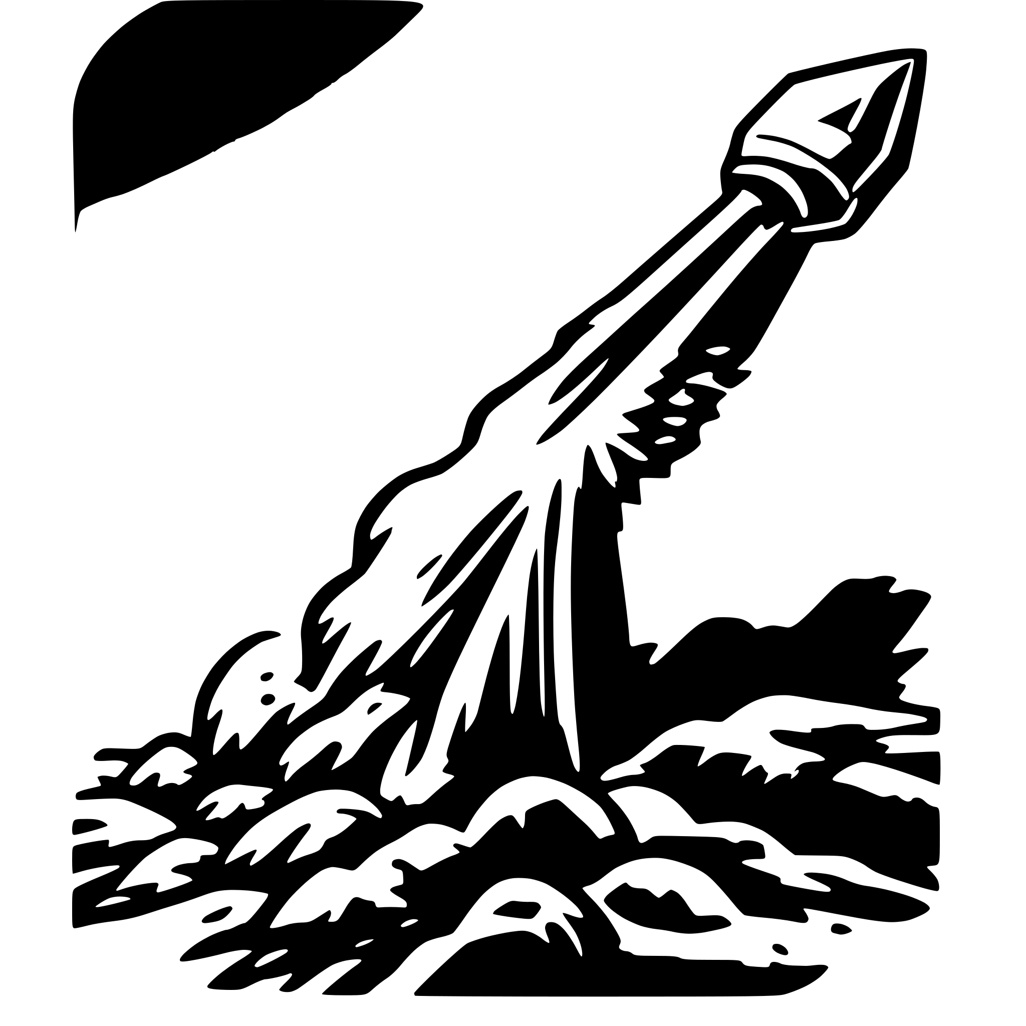 AI-generated SVG of 'comet flat'