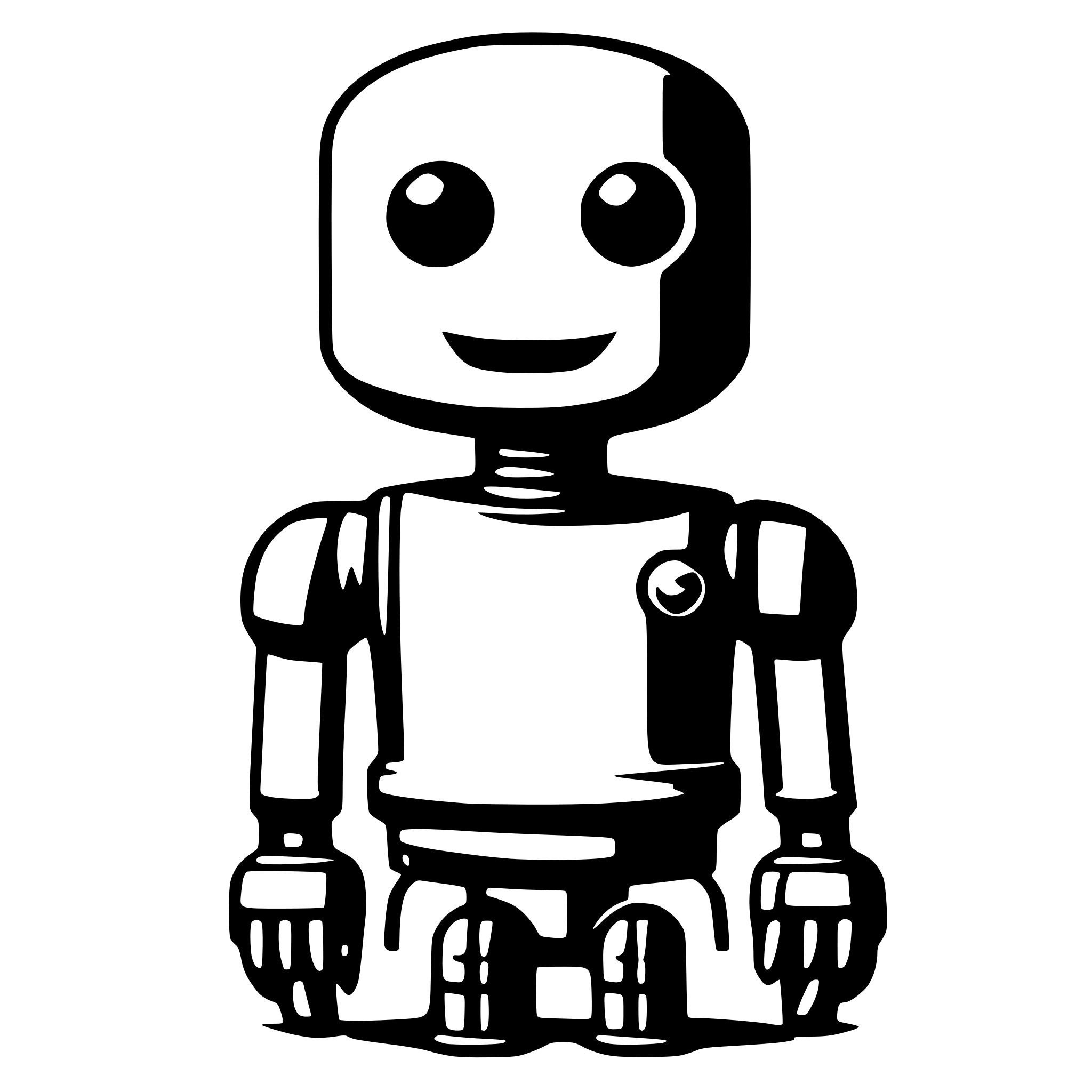 AI-generated SVG of a bot chat