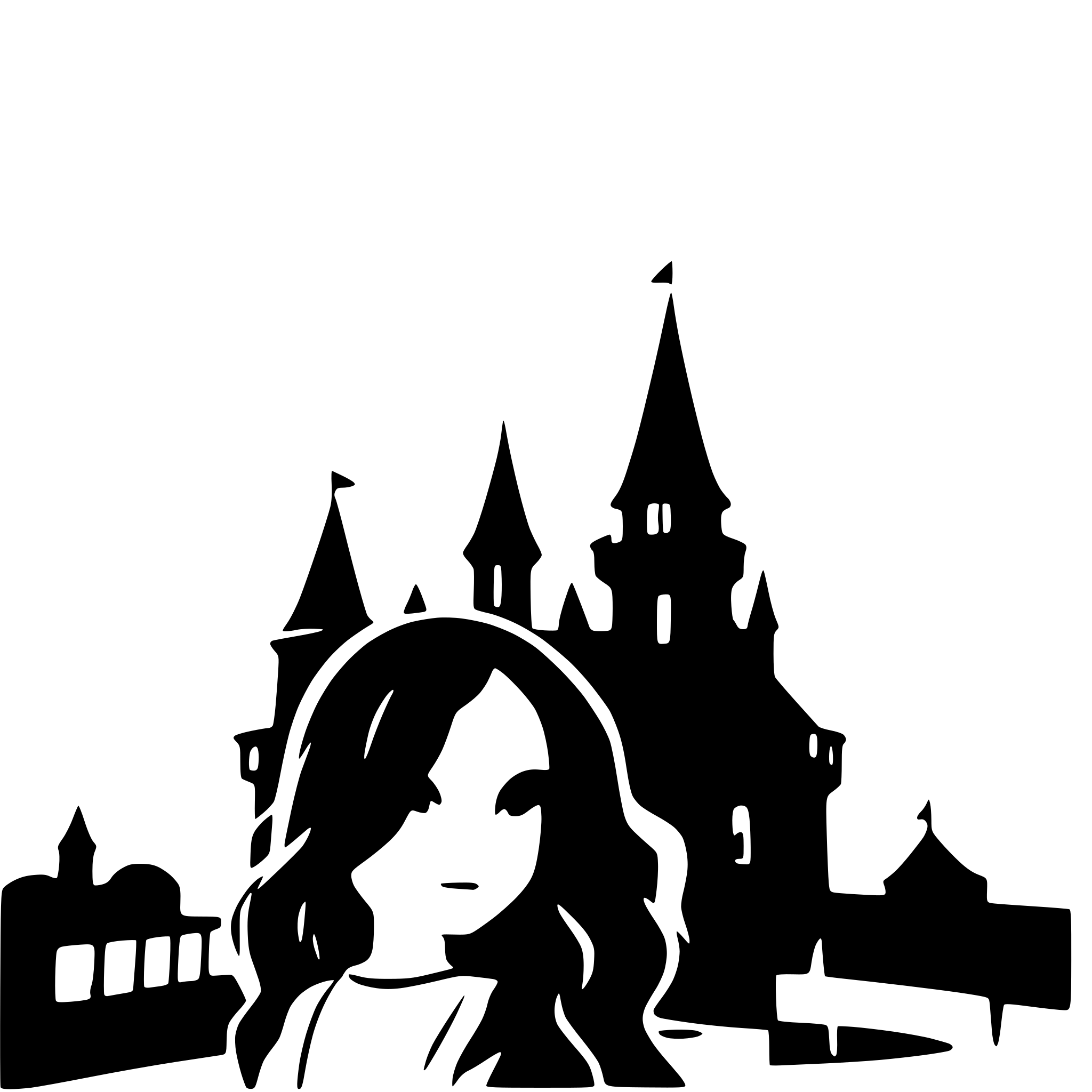 AI-generated SVG of a castle