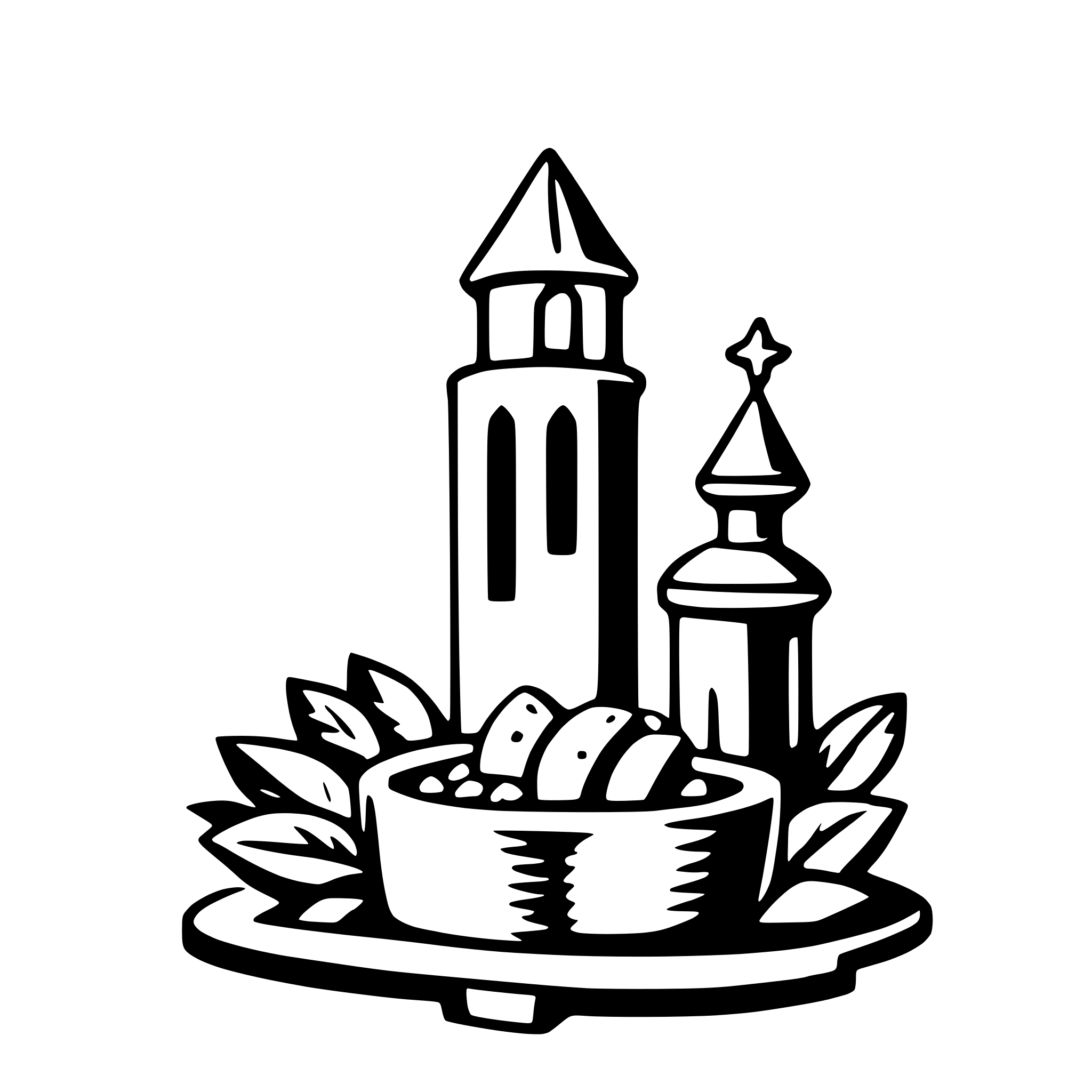 AI-generated SVG of a danu