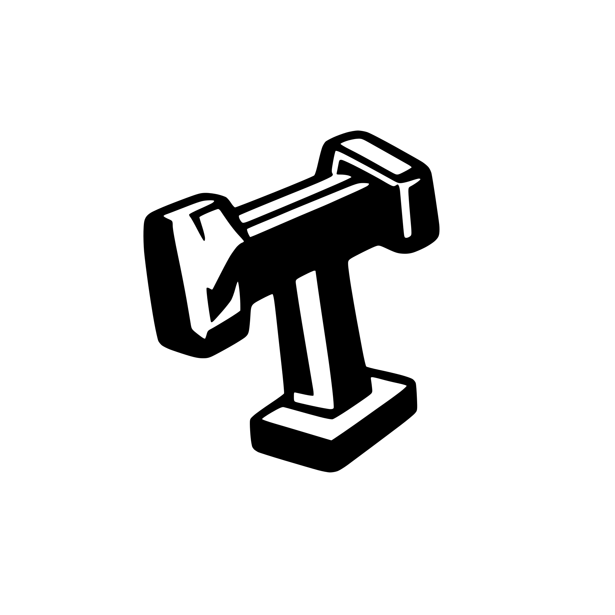 AI-generated SVG of 'hammer and anvil, 2d'