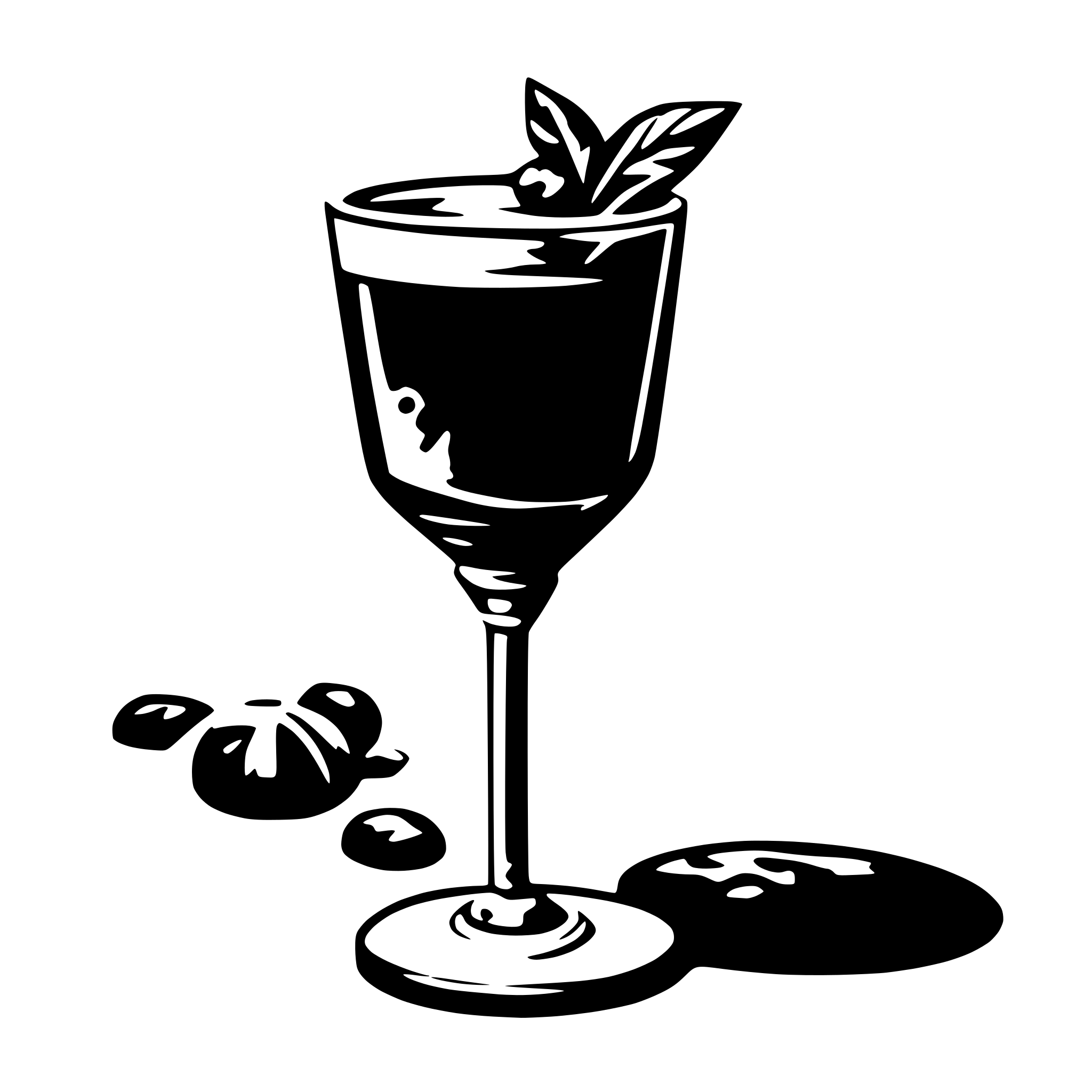 AI-generated SVG of a cocktail